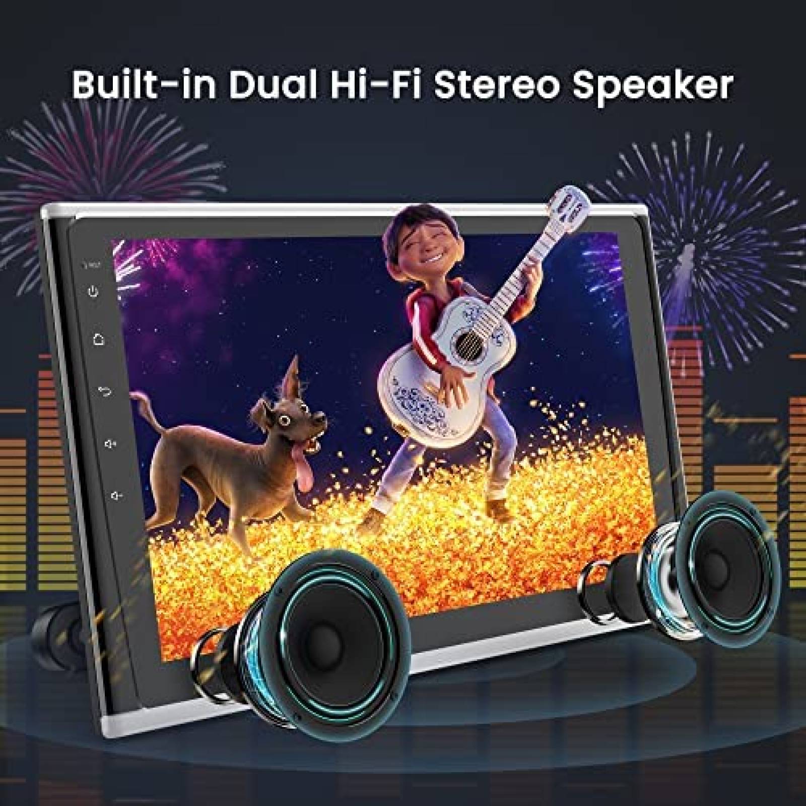 Pantalla Portatil para Auto Bigasuo 10'' Touch Bluetooth Usb