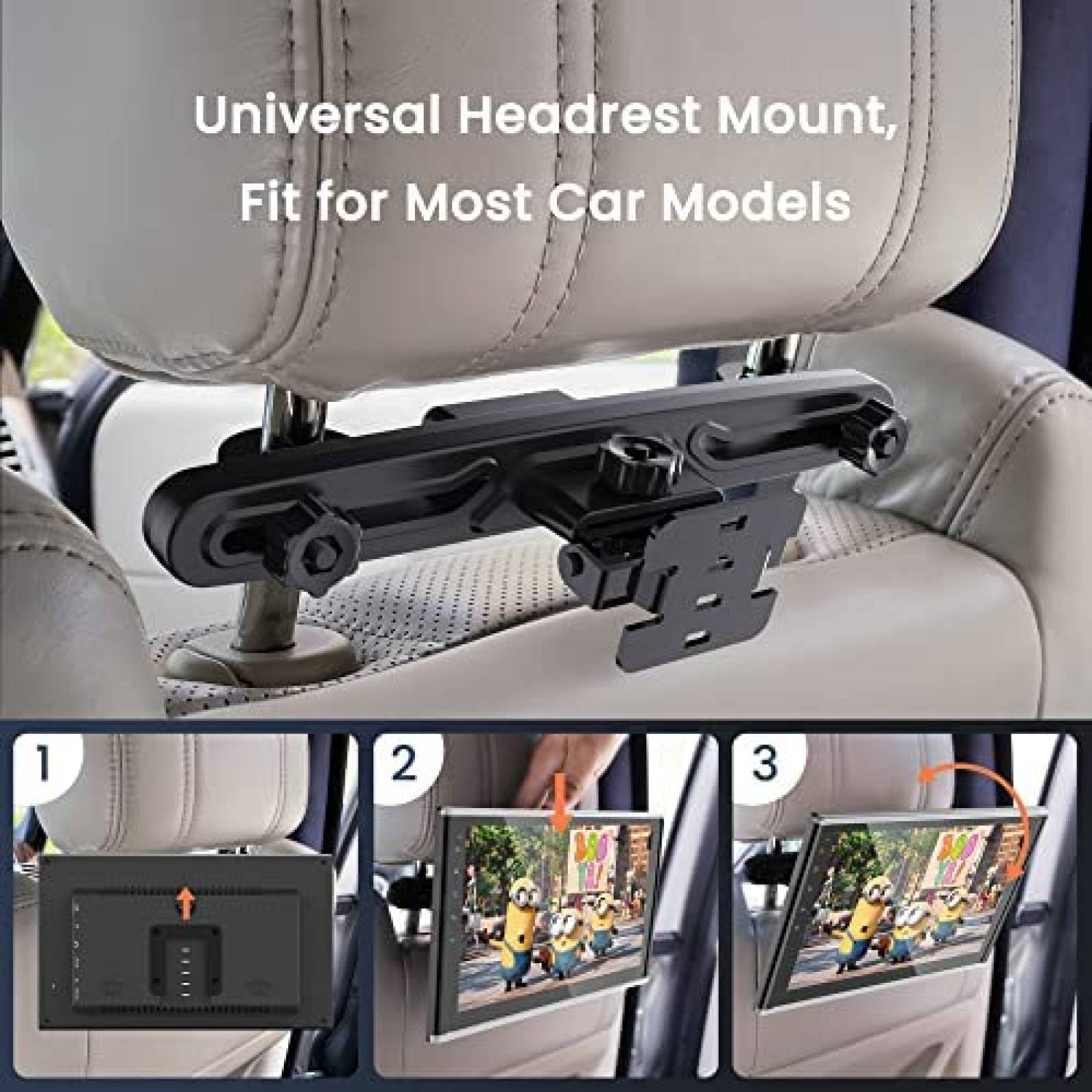 Pantalla Portatil para Auto Bigasuo 10'' Touch Bluetooth Usb