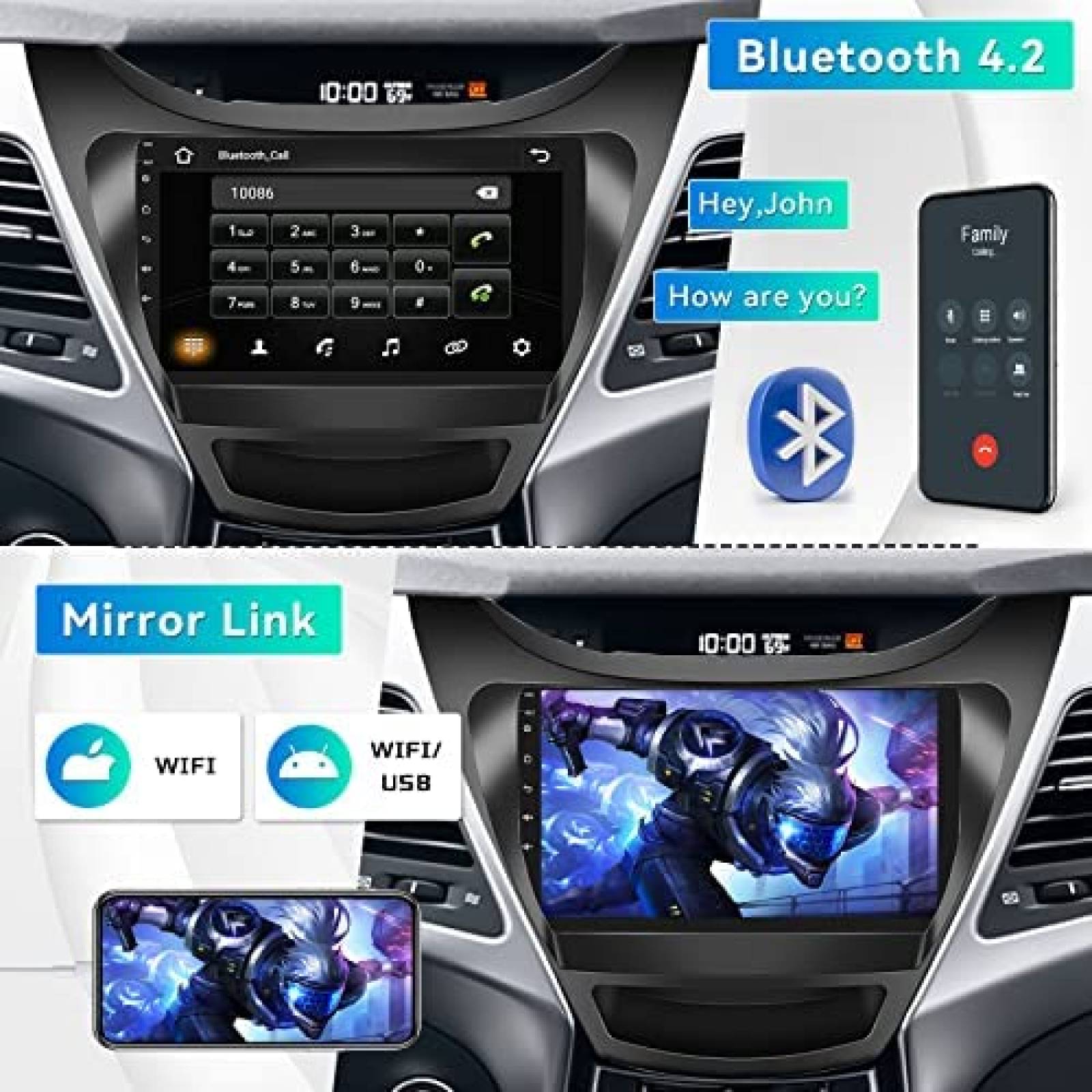 Radio Estereo Camecho para Hyundai Elantra 2011 2012 2013