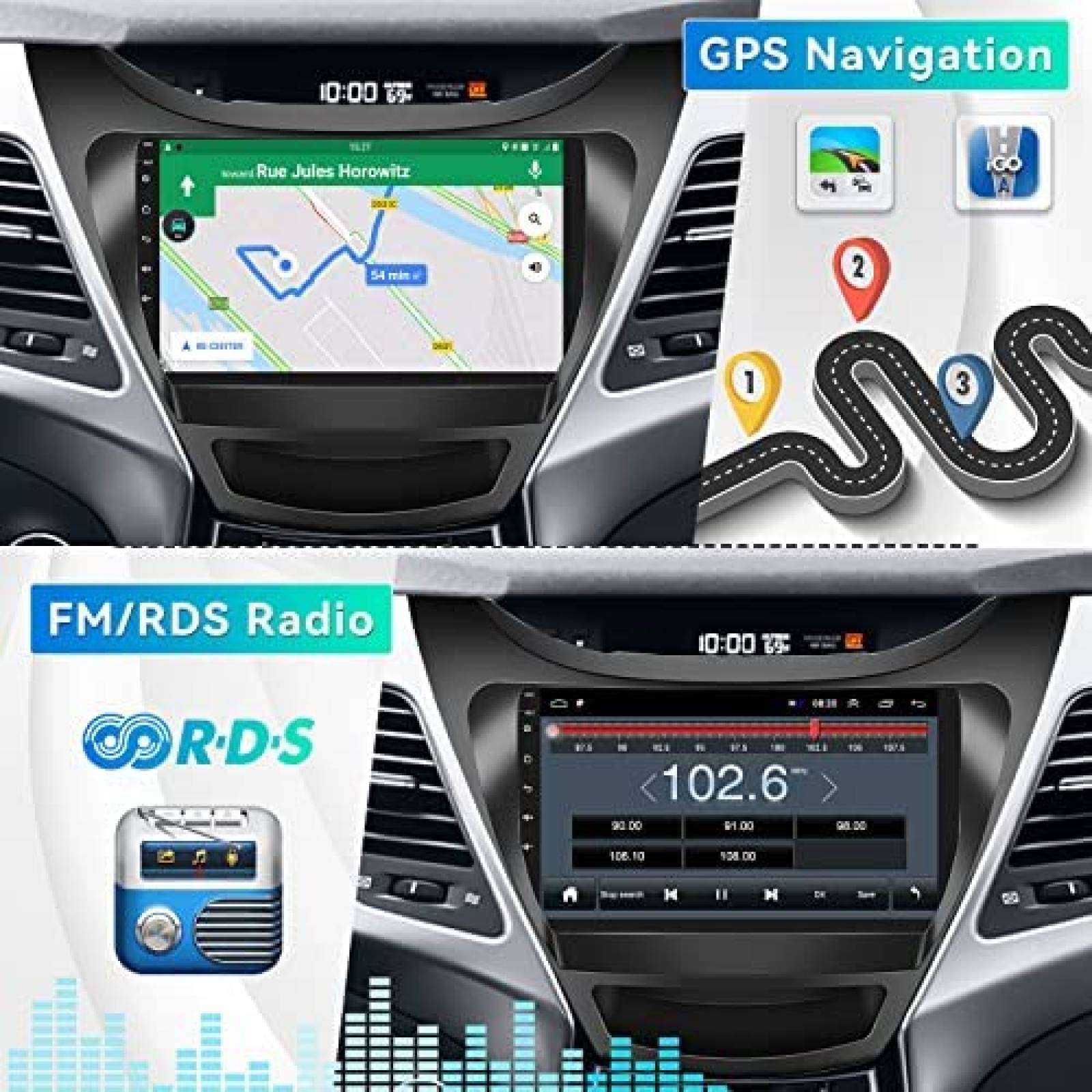 Radio Estereo Camecho para Hyundai Elantra 2011 2012 2013