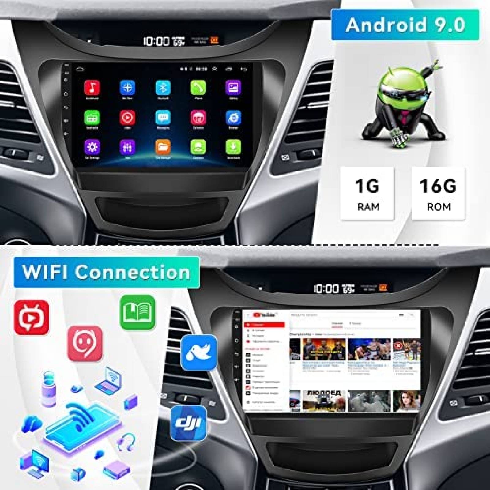 Radio Estereo Camecho para Hyundai Elantra 2011 2012 2013