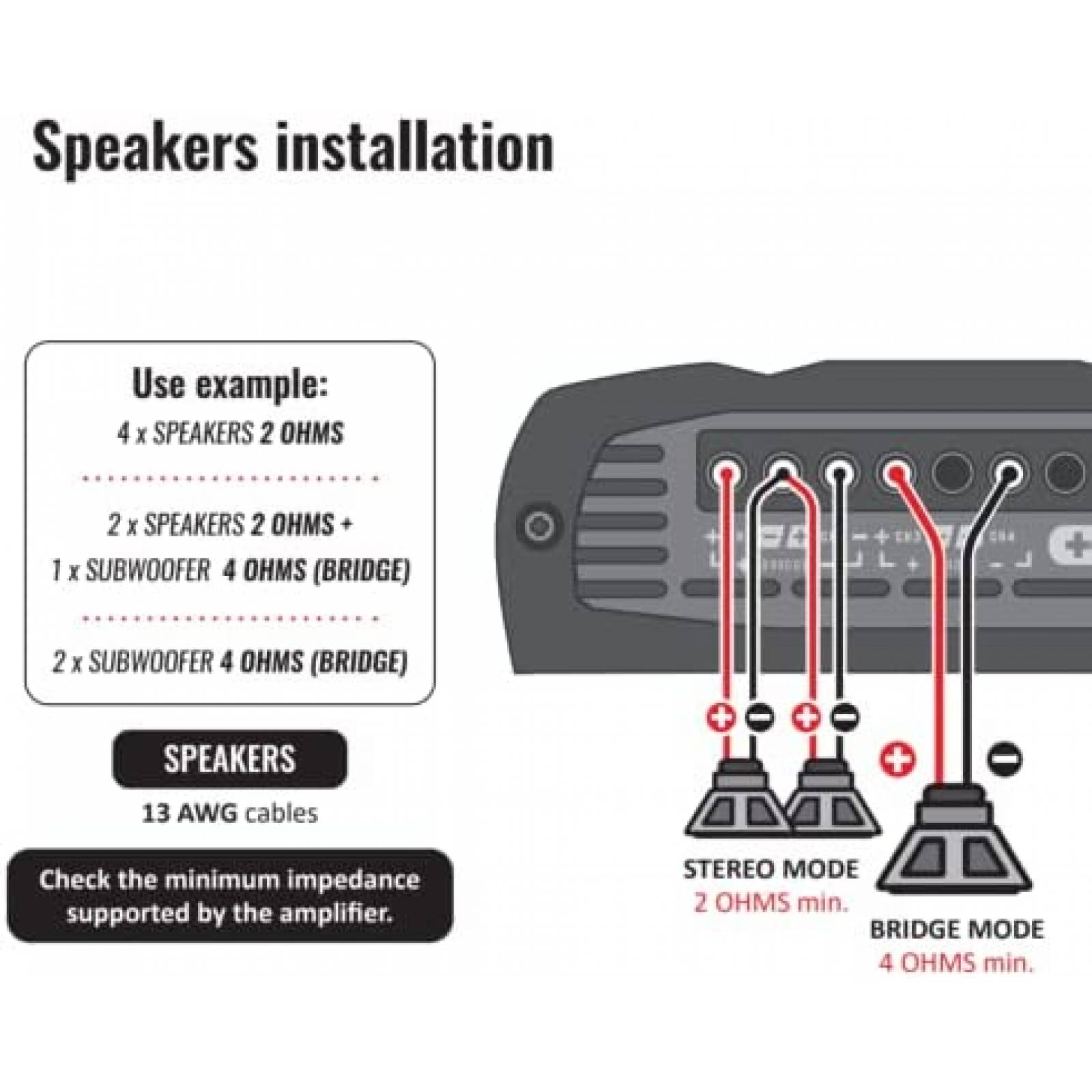 Amplificador para Carro Stetsom IR800.4 800W RMS 4CH