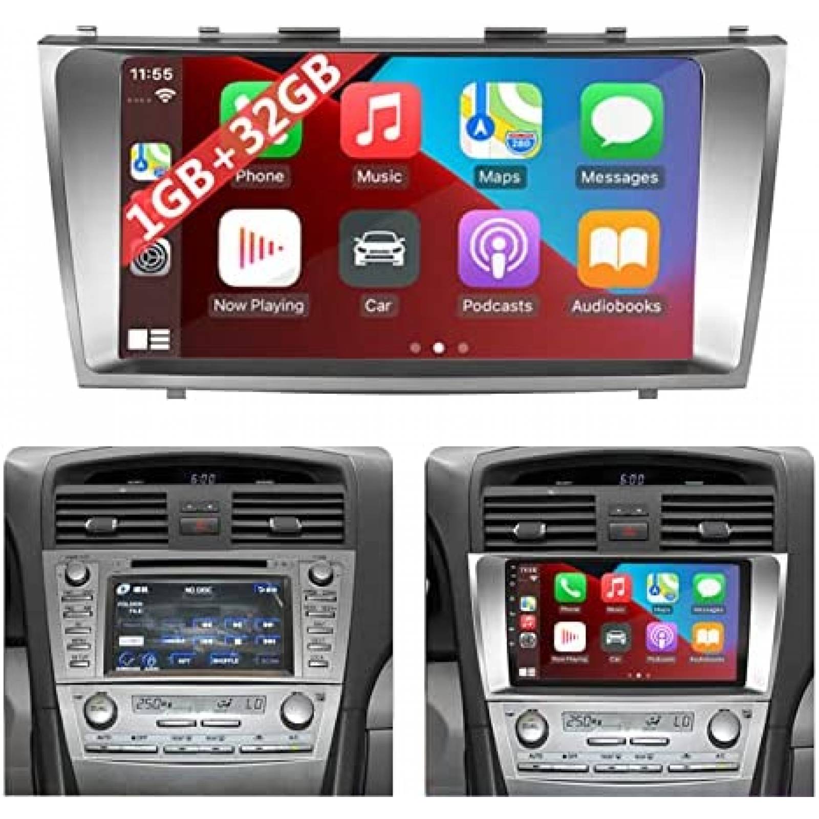 Estereo Auto Cocheparts para Toyota Camry 2007-2011 WiFi BT