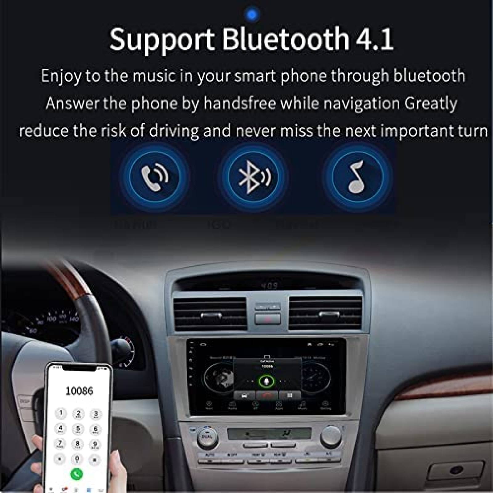 Estereo Auto Cocheparts para Toyota Camry 2007-2011 WiFi BT