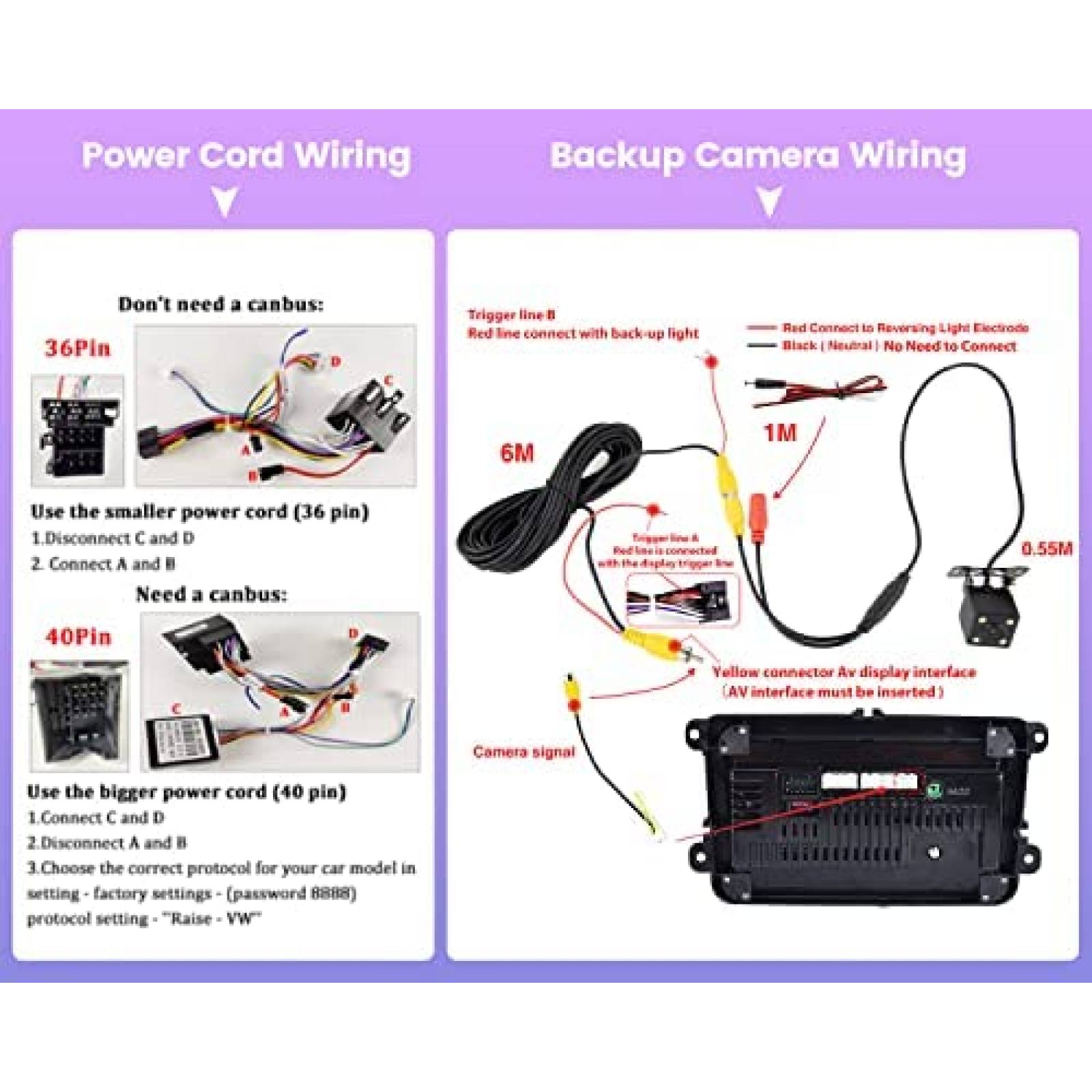 Estereo Auto Hikity 7 pulgadas Android Touch BT GPS para VW