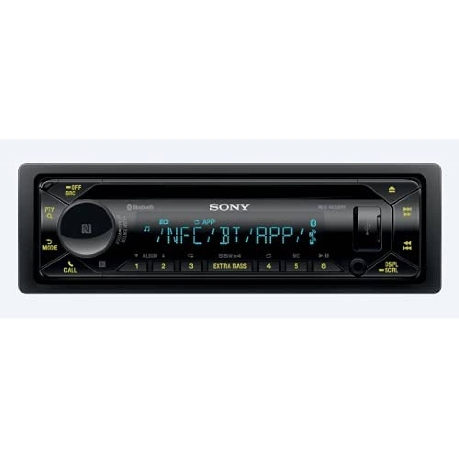 Estereo De Coche SONY MEX-N5300BT Un Din Bluetooth -Negro