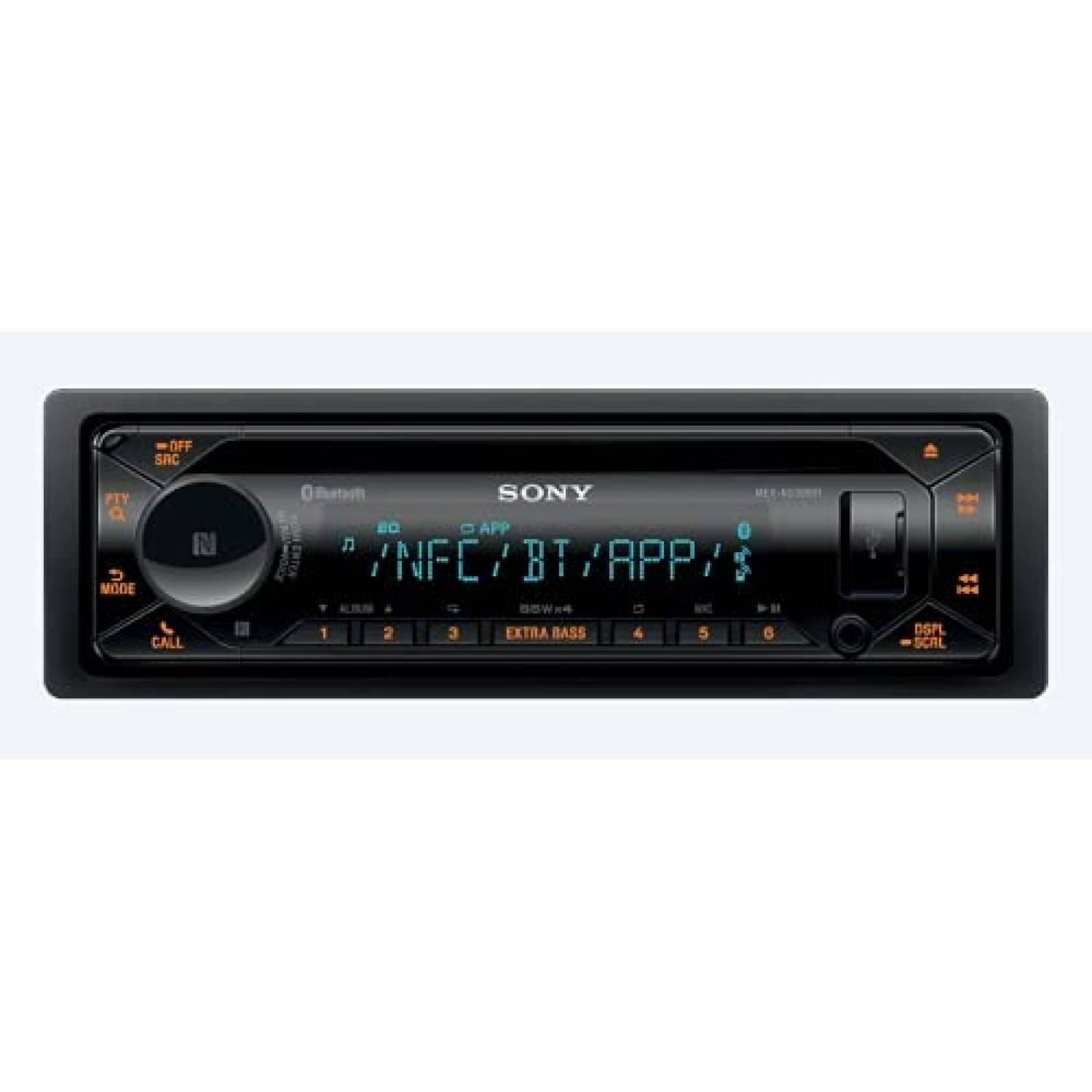 Estereo De Coche SONY MEX-N5300BT Un Din Bluetooth -Negro