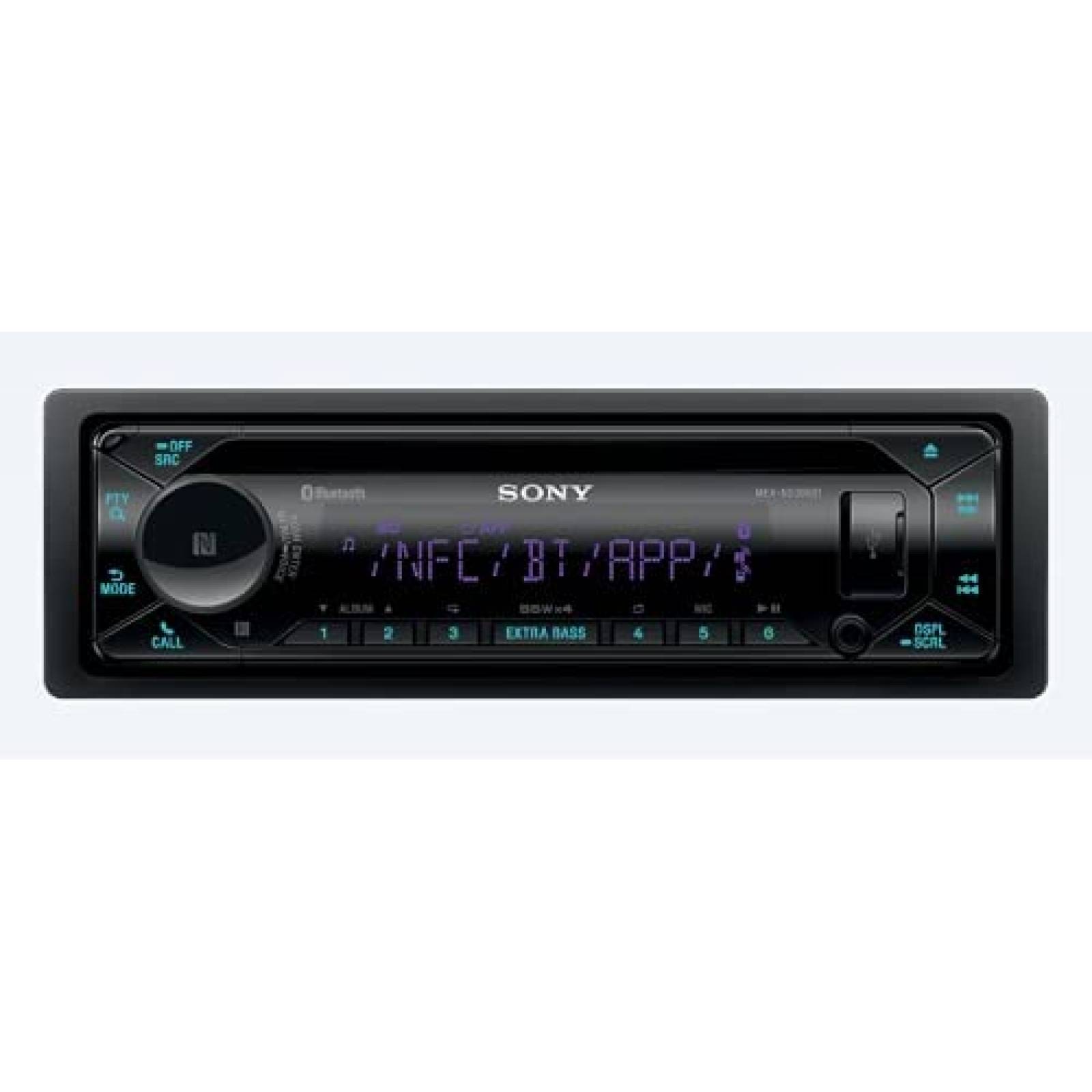 Estereo De Coche SONY MEX-N5300BT Un Din Bluetooth -Negro