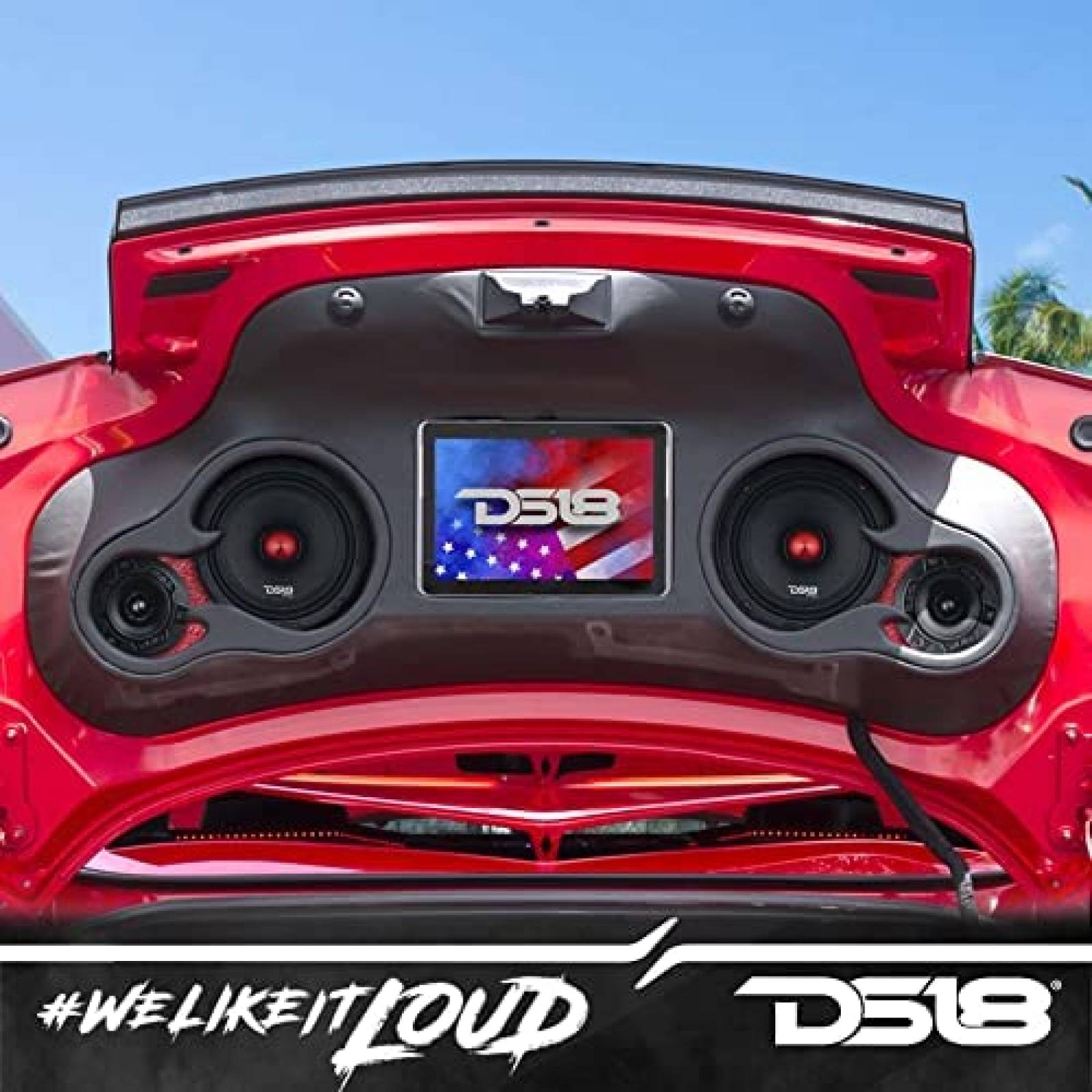 Set Bocinas para Carro DS18 PRO-X6.4BMPK Rango Medio y Alto