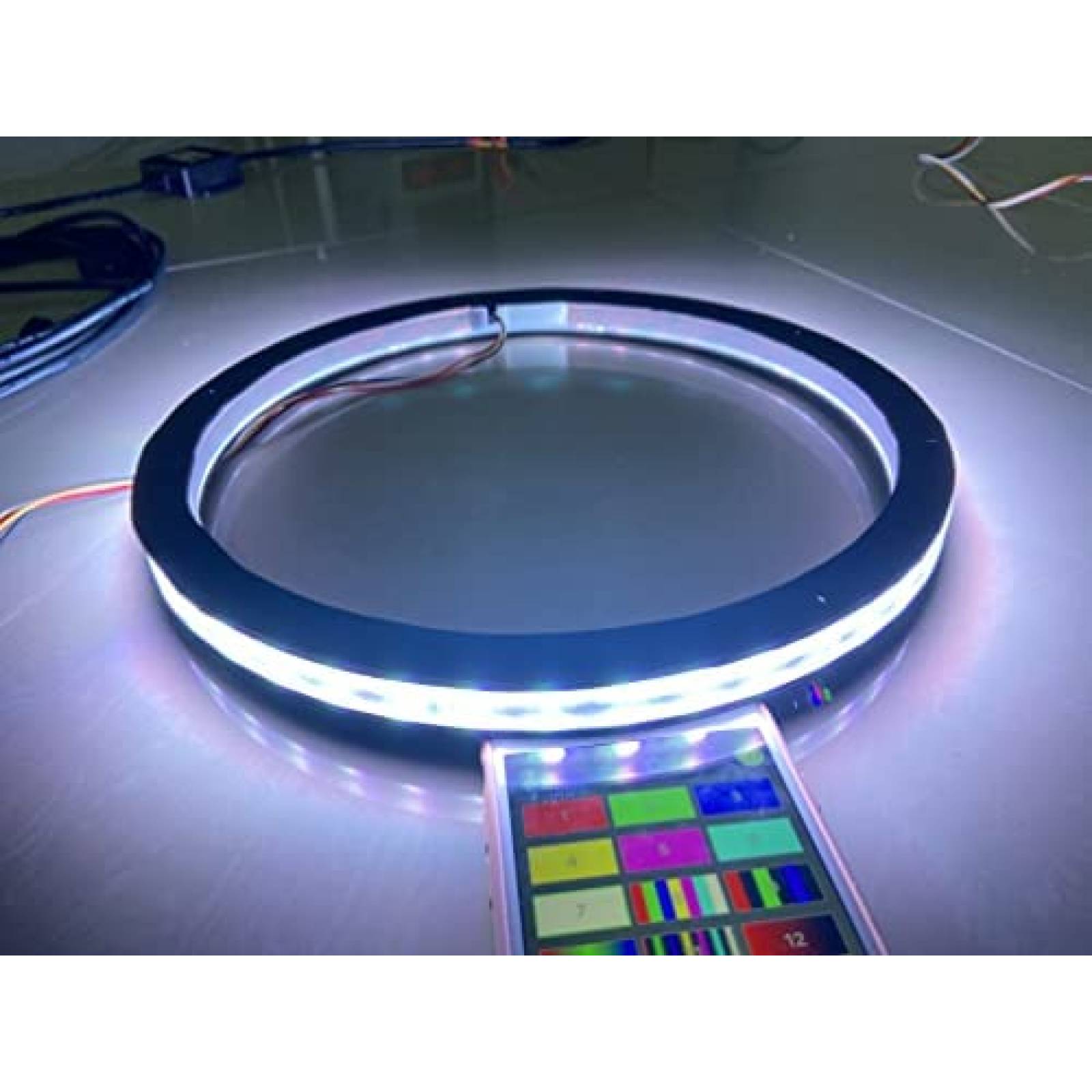 Aro LED para Bocinas Hundalights 6.5in Bluetooth -4pcs