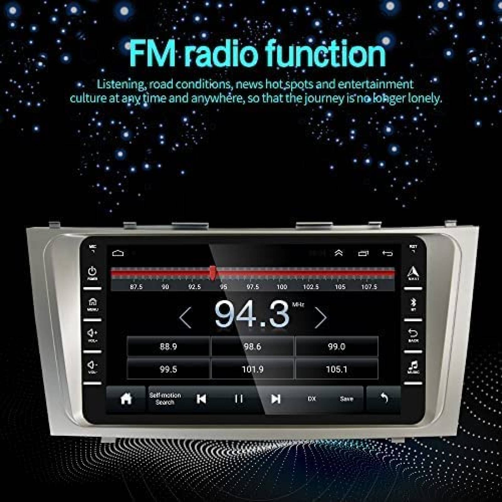 Estereo tactil para Auto CAMECHO 8'' Gps Camry 2008-2011