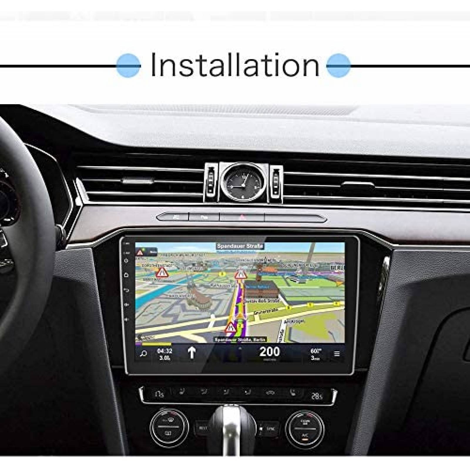 Estereo Auto Hikity 10" Doble Din WiFi Bluetooth Android