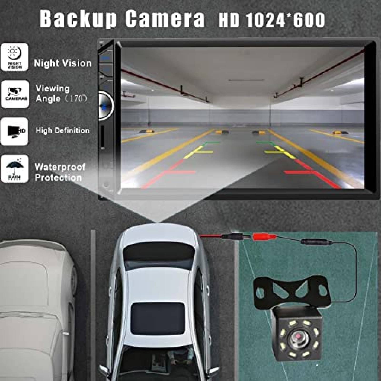 Estereo De Coche Oeretzrac Doble Din Bluetooth 7 Pulgadas