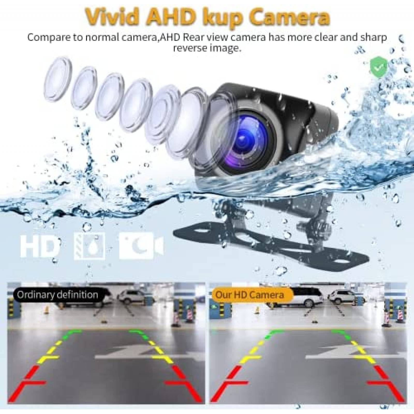 Estereo Auto Podofo 7" Touch 1 Din Bluetooth Camara -Negro