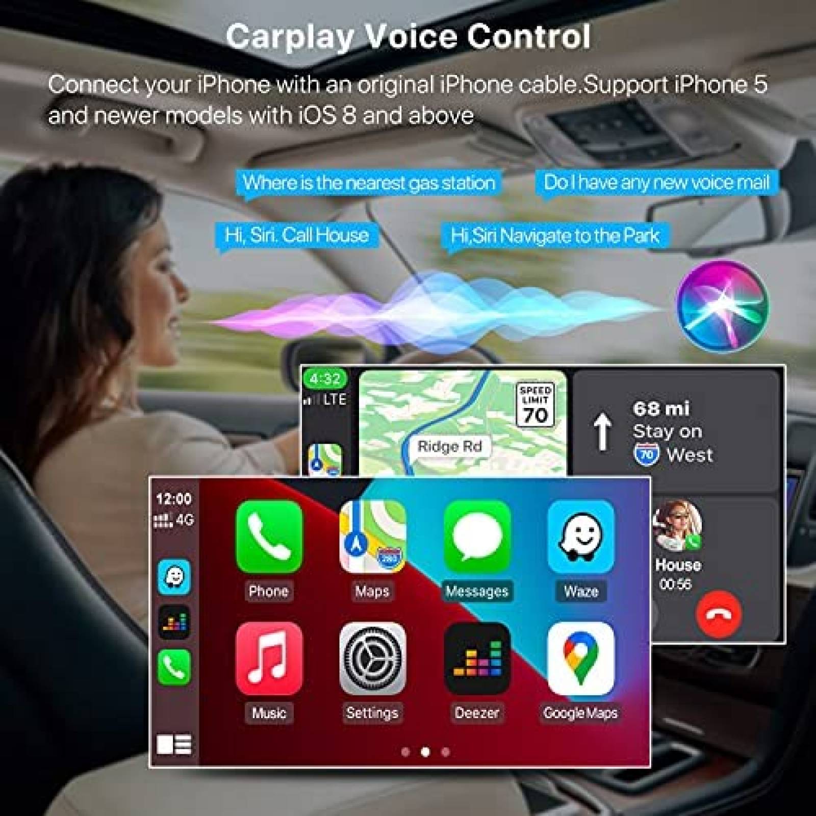 Reproductor Multimedia para Auto AboutBit 7" Touch Doble Din