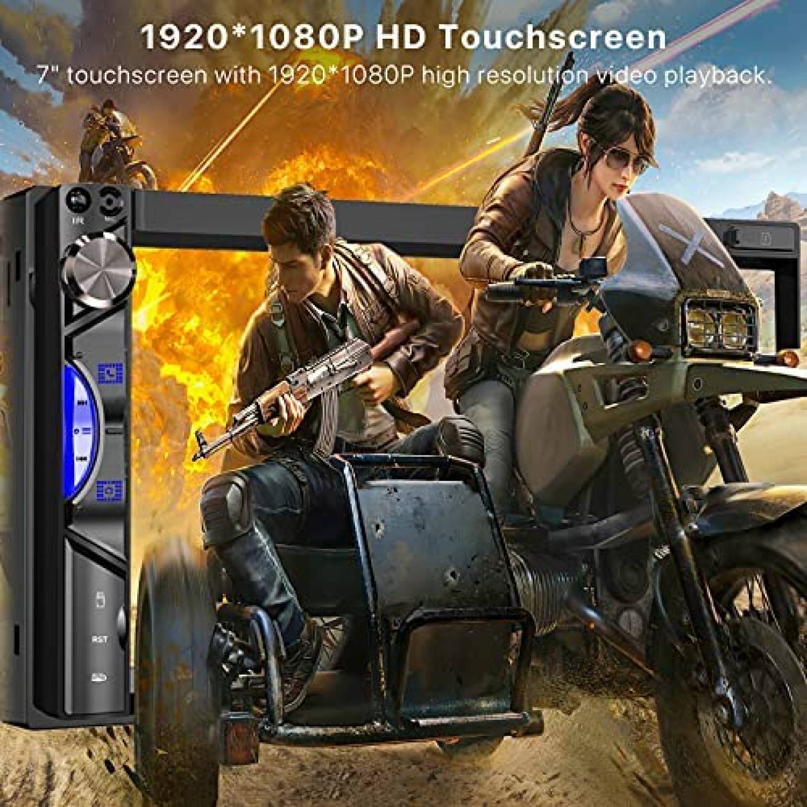 Reproductor Multimedia para Auto AboutBit 7" Touch Doble Din