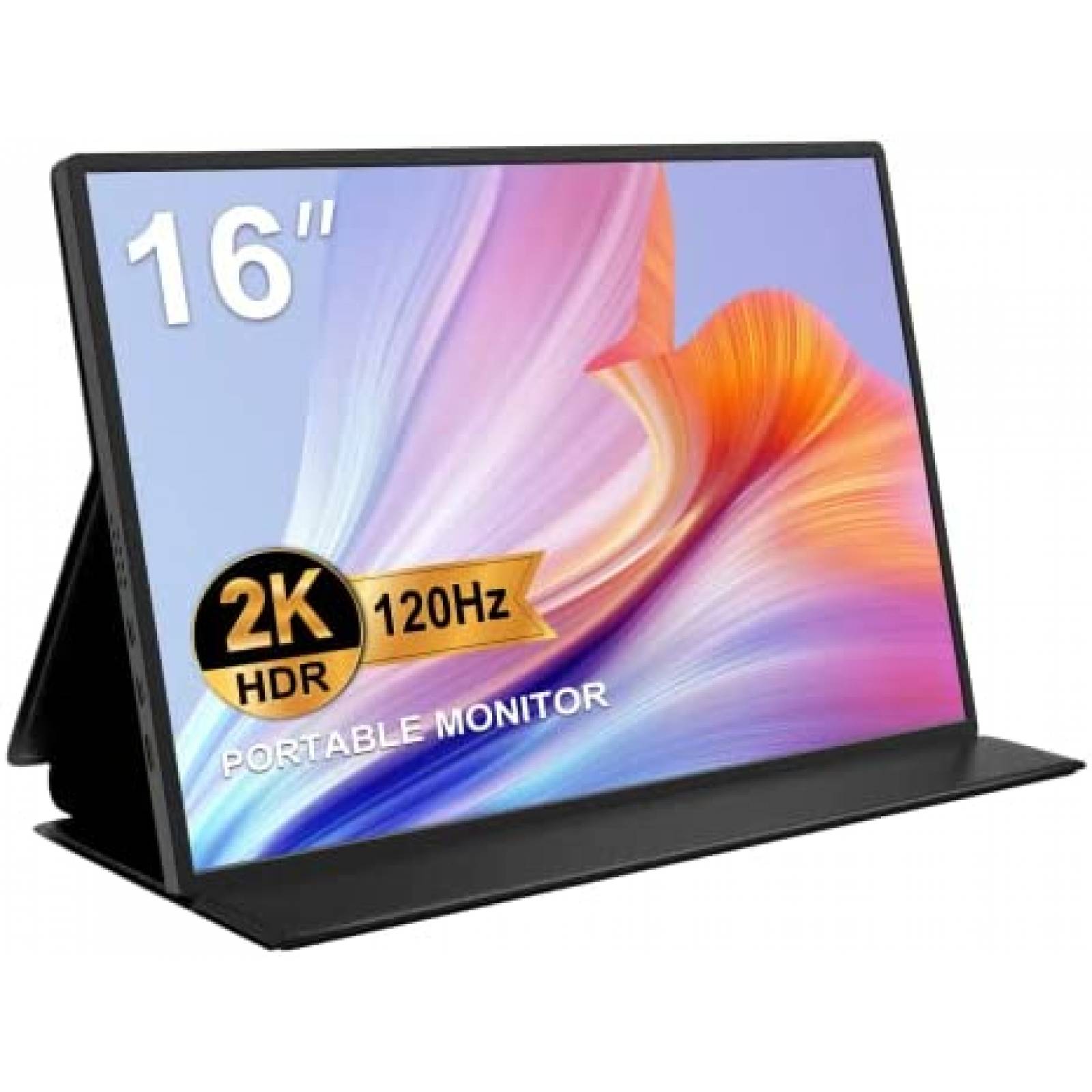 Monitor Portatil AYY 16'' 2K 120Hz 2560x1600 QHD HDMI USB-C