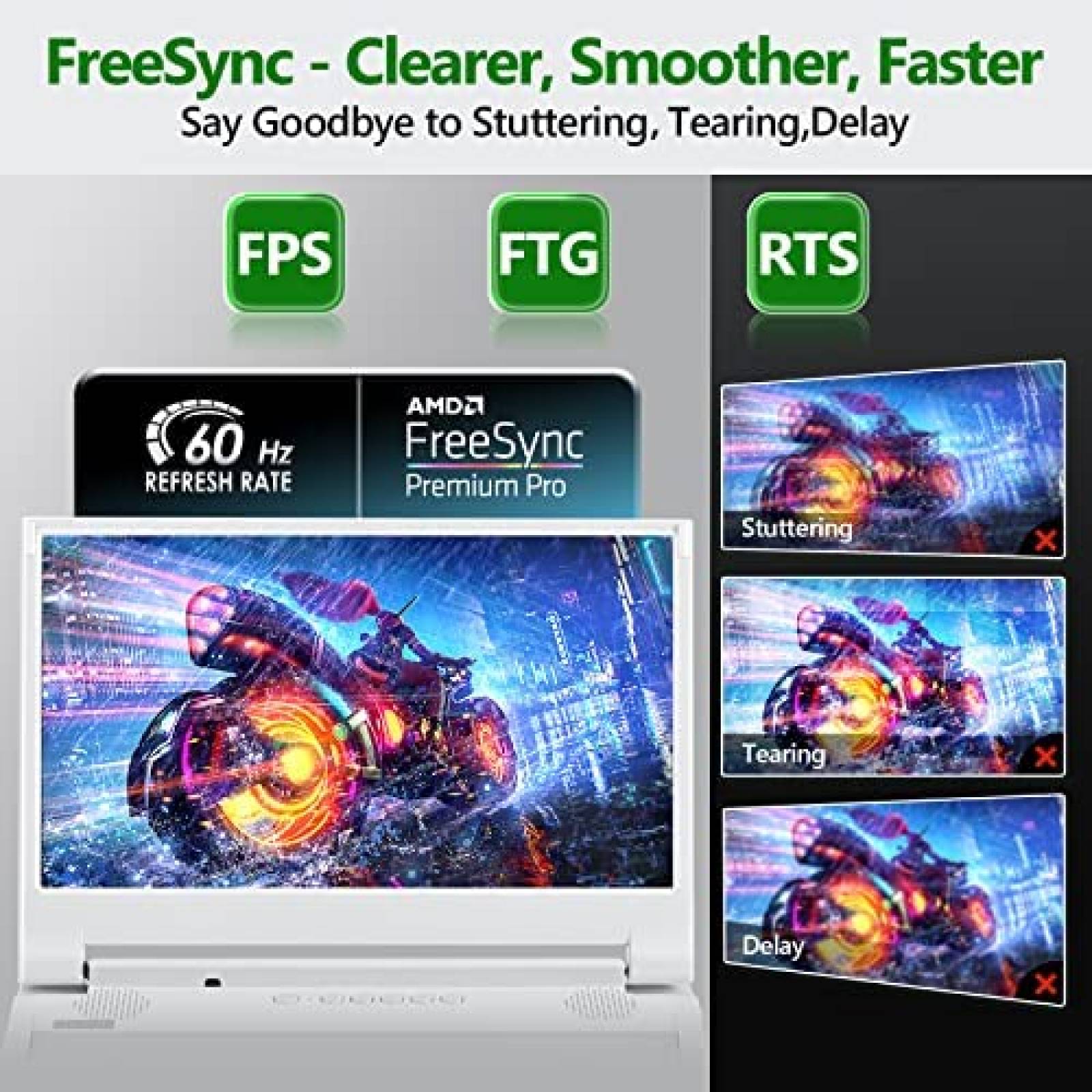 Monitor Portatil DEPGI 12.5'' Para Xbox Series S -Blanco