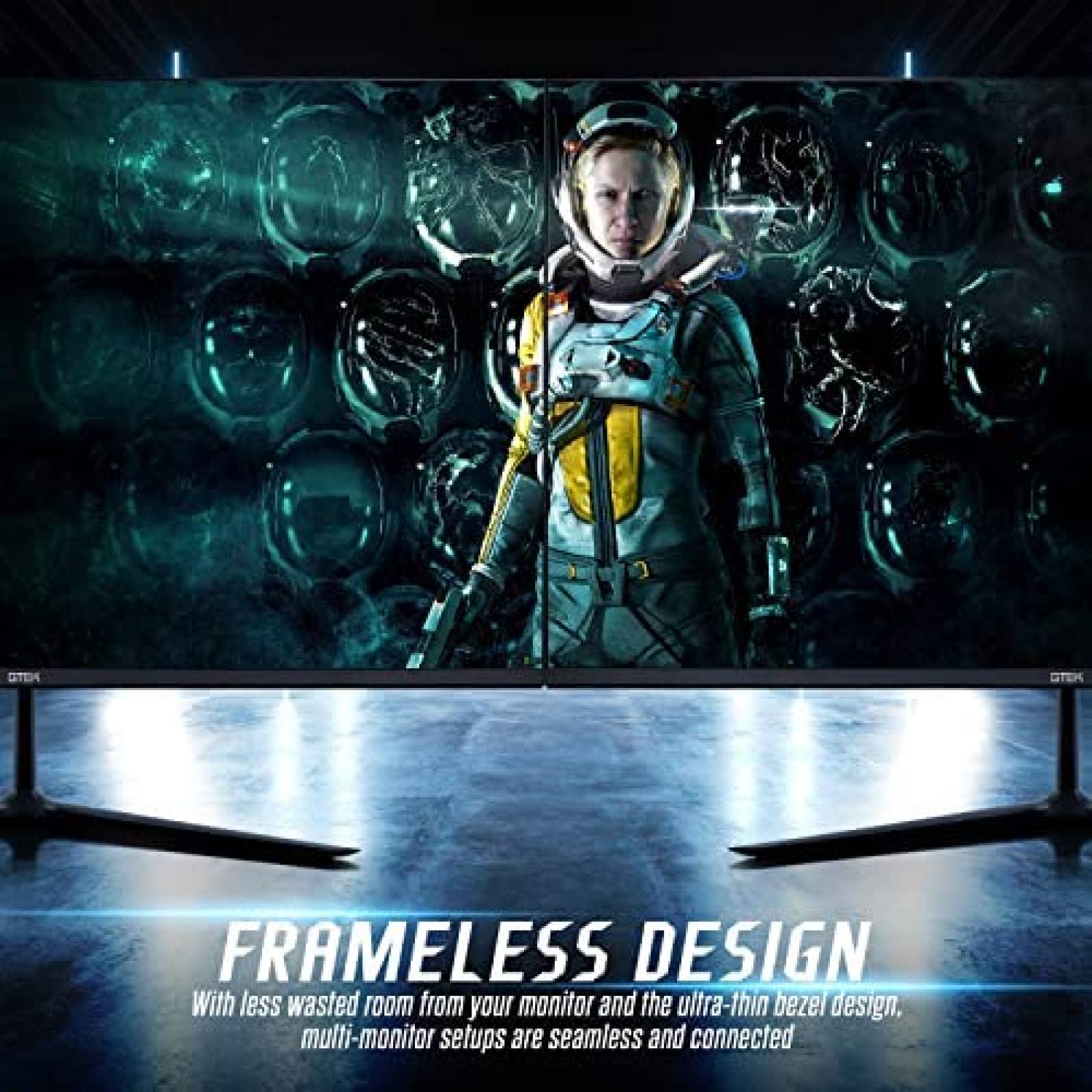 Monitor Gamer GTEK IPS 24 Pulgadas Full HD 144Hz -Negro