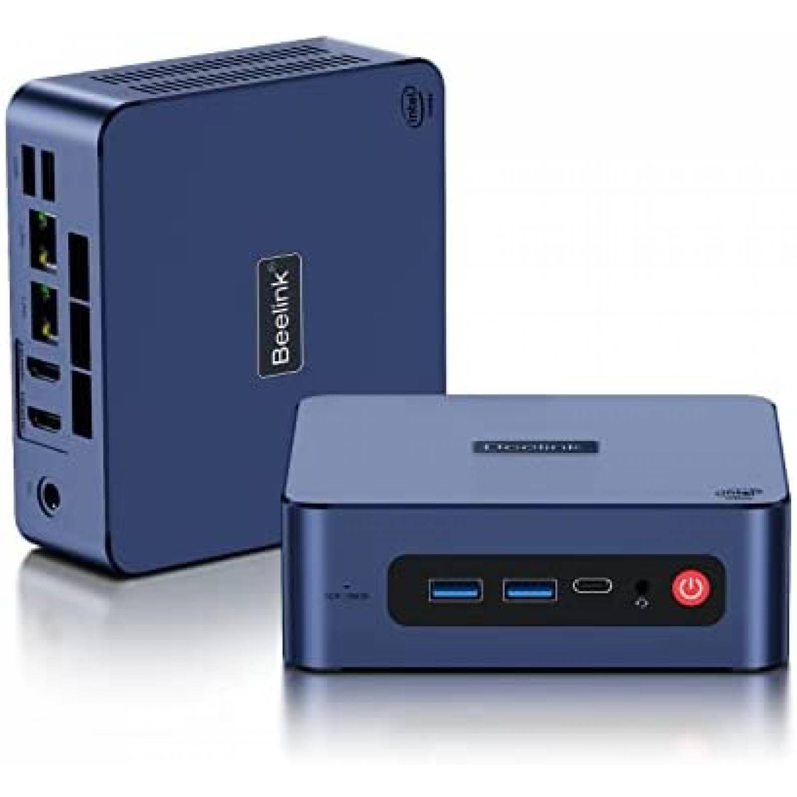 Mini PC Beelink U59 Pro Intel N5105 16GB RAM 500GB SSD -Azul