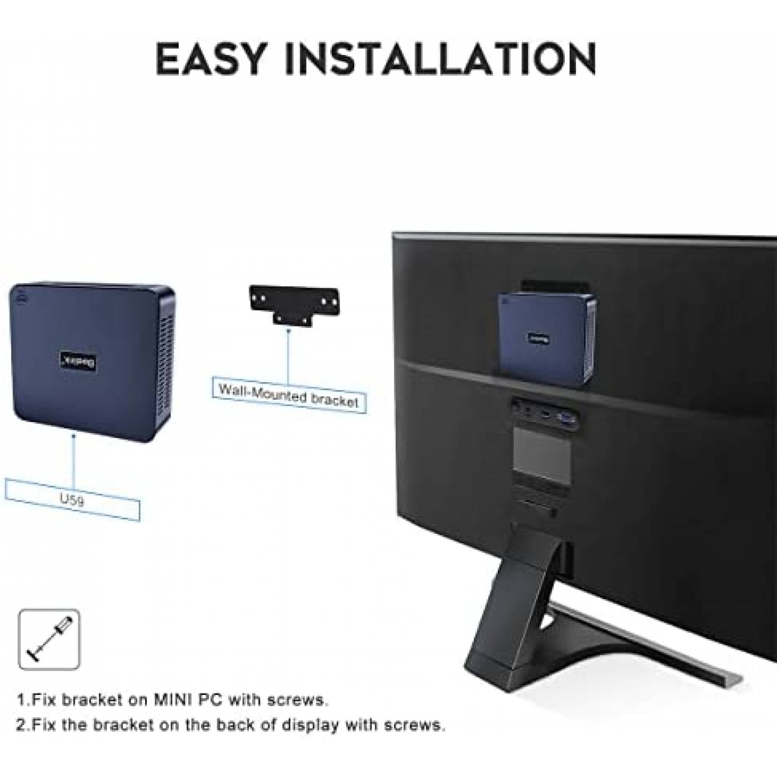 Mini PC Beelink U59 Pro Intel N5105 16GB RAM 500GB SSD -Azul