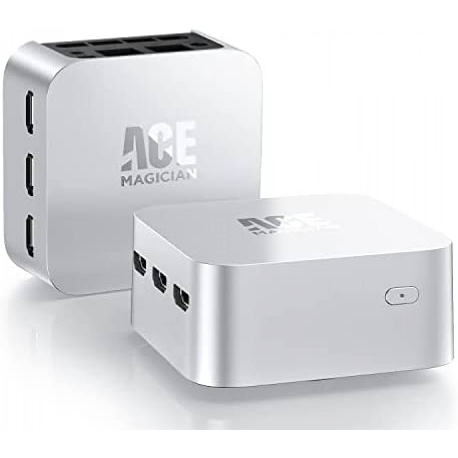 Mini PC ACEMAGICIAN Intel N5095 8GB RAM 256GB SSD -Plateado