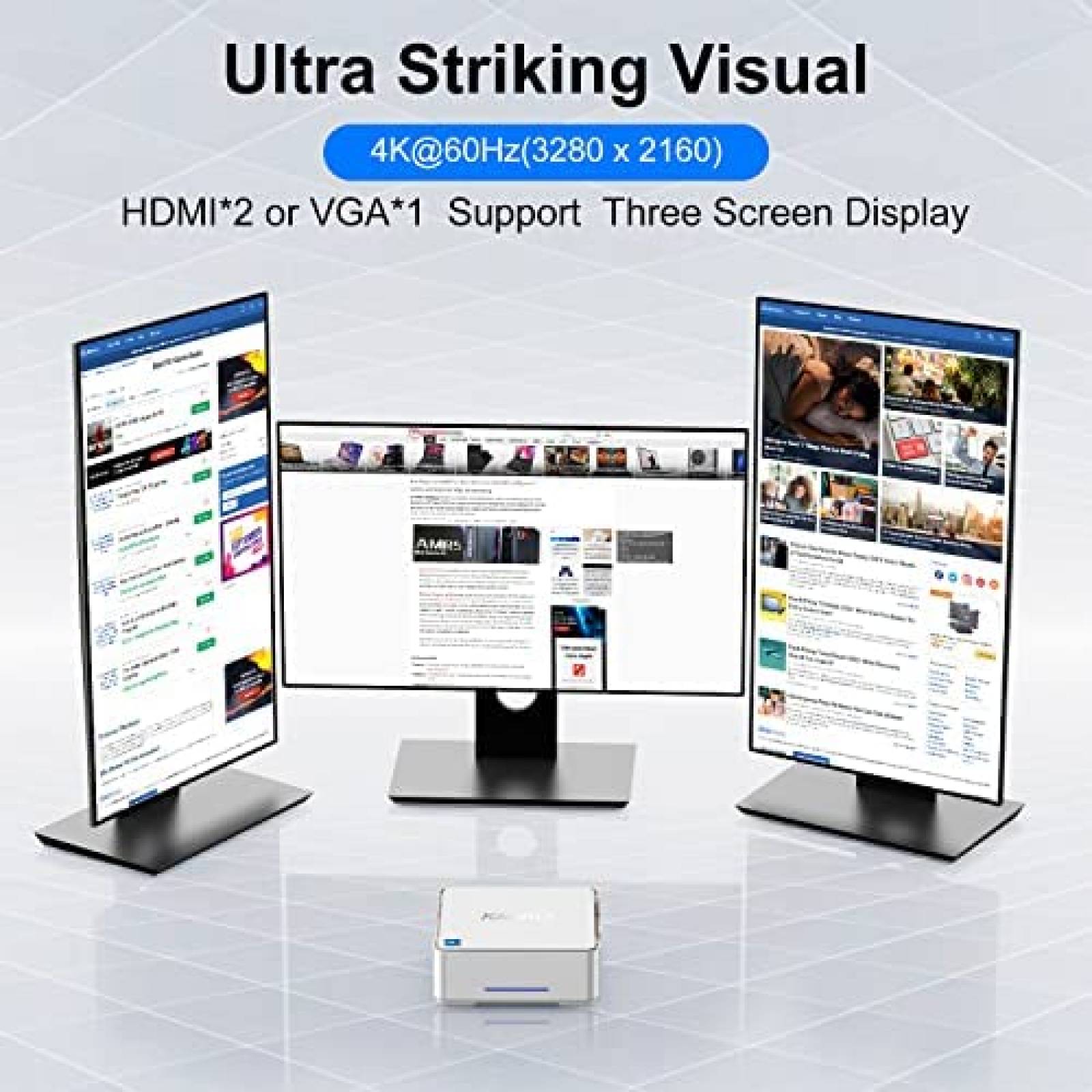 Mini PC KAMRUI GK3 Pro Intel N5105 16GB RAM 512GB SSD