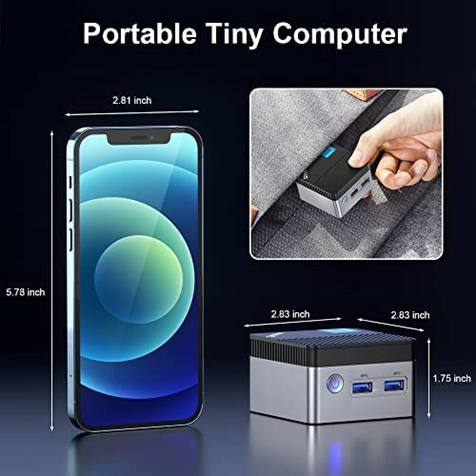 Mini PC GMKtec Nucbox5 Pro Intel N5105 8GB RAM 128GB SSD