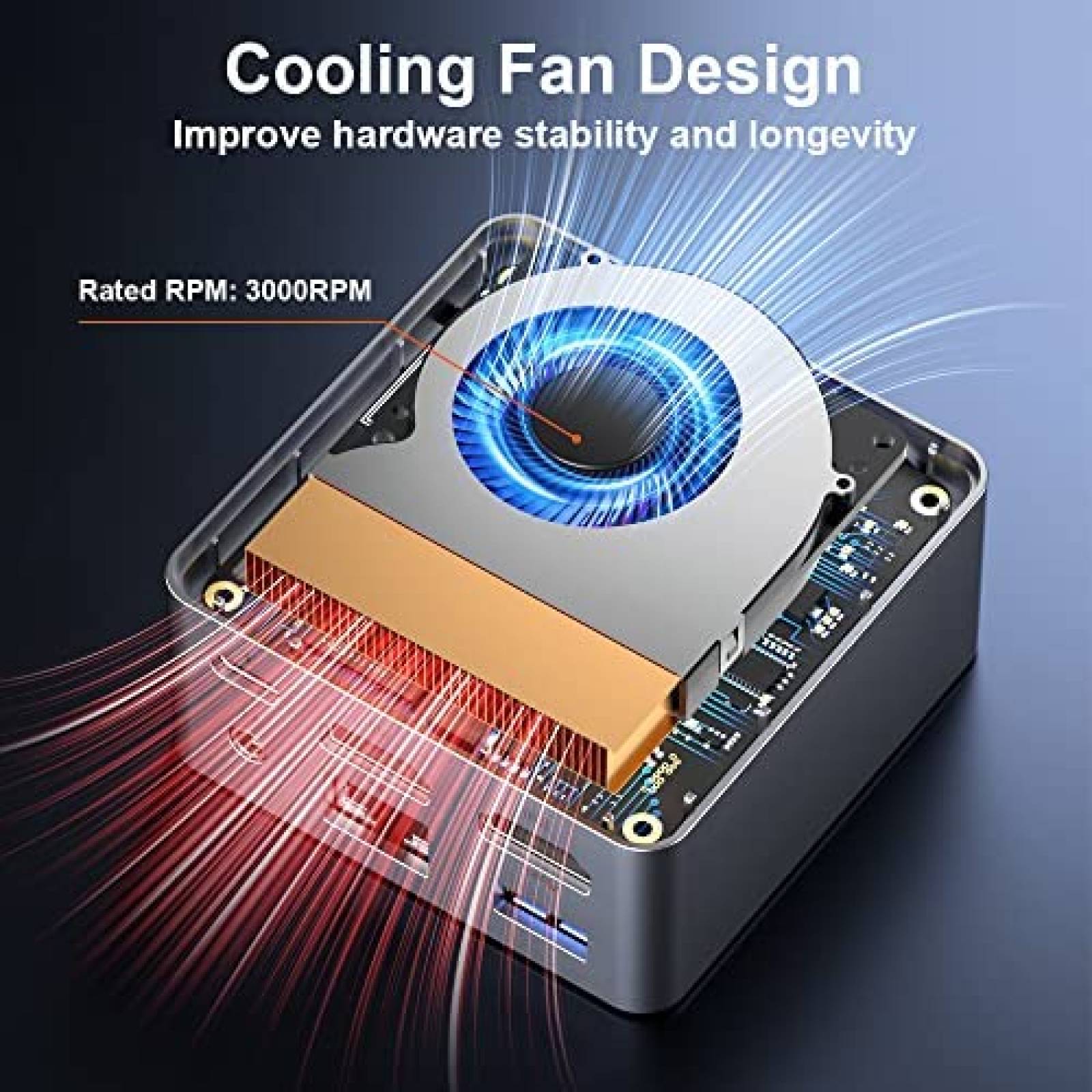 Mini PC GMKtec Nucbox5 Pro Intel N5105 8GB RAM 128GB SSD