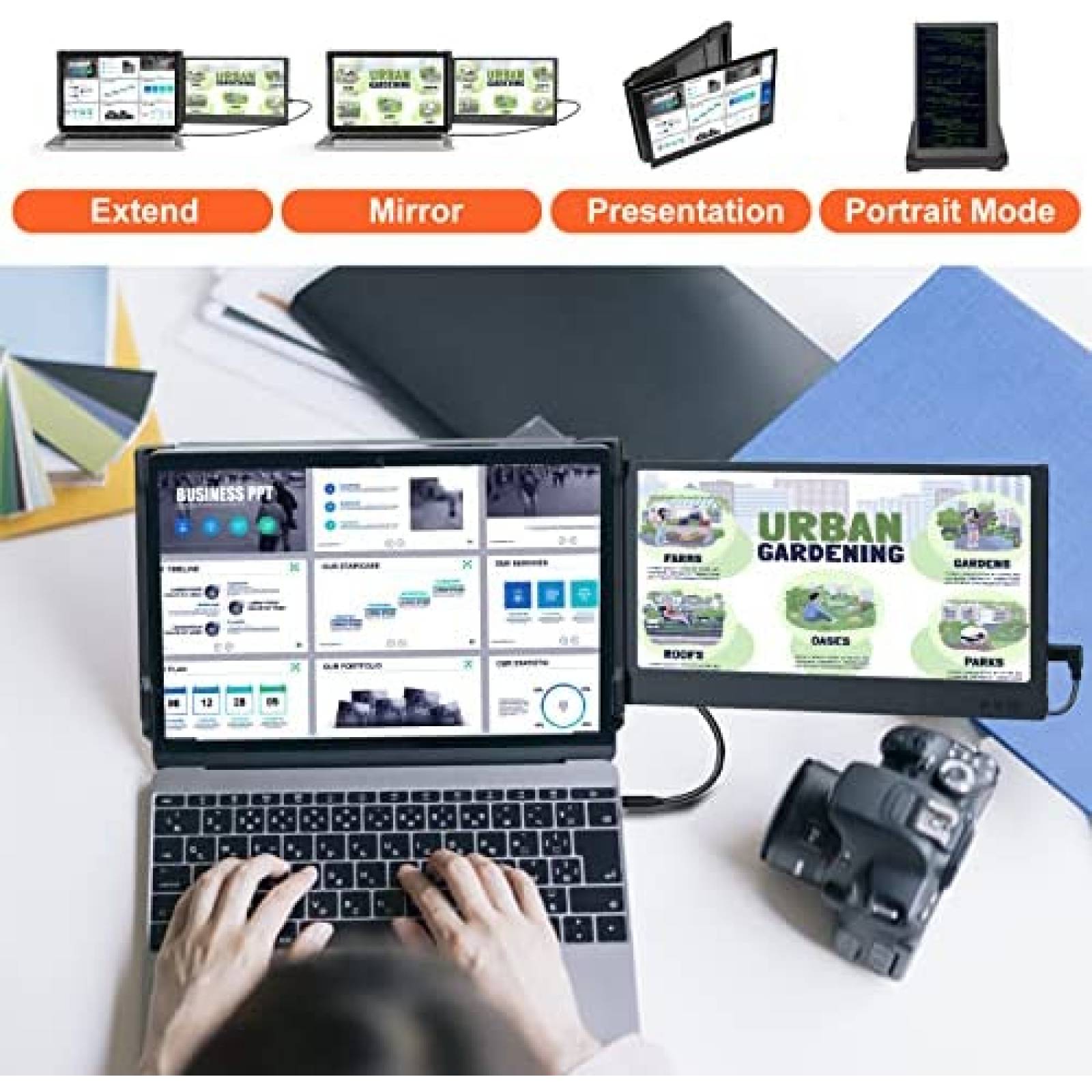 Monitor Para Laptop KEFEYA 12'' Full HD Multicompatible