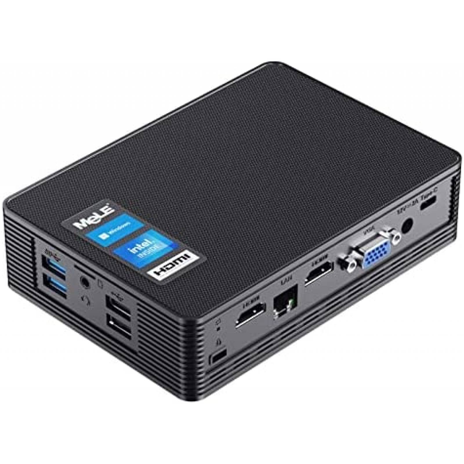 Mini PC MeLE Quieter HD3Q Intel N5105 16GB 512GB -Negro