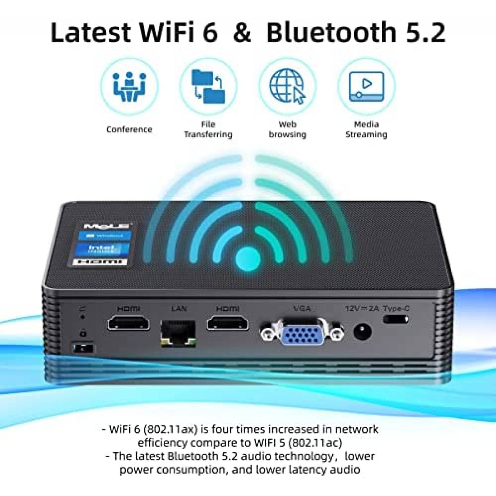 Mini PC MeLE Quieter HD3Q Intel N5105 16GB 512GB -Negro