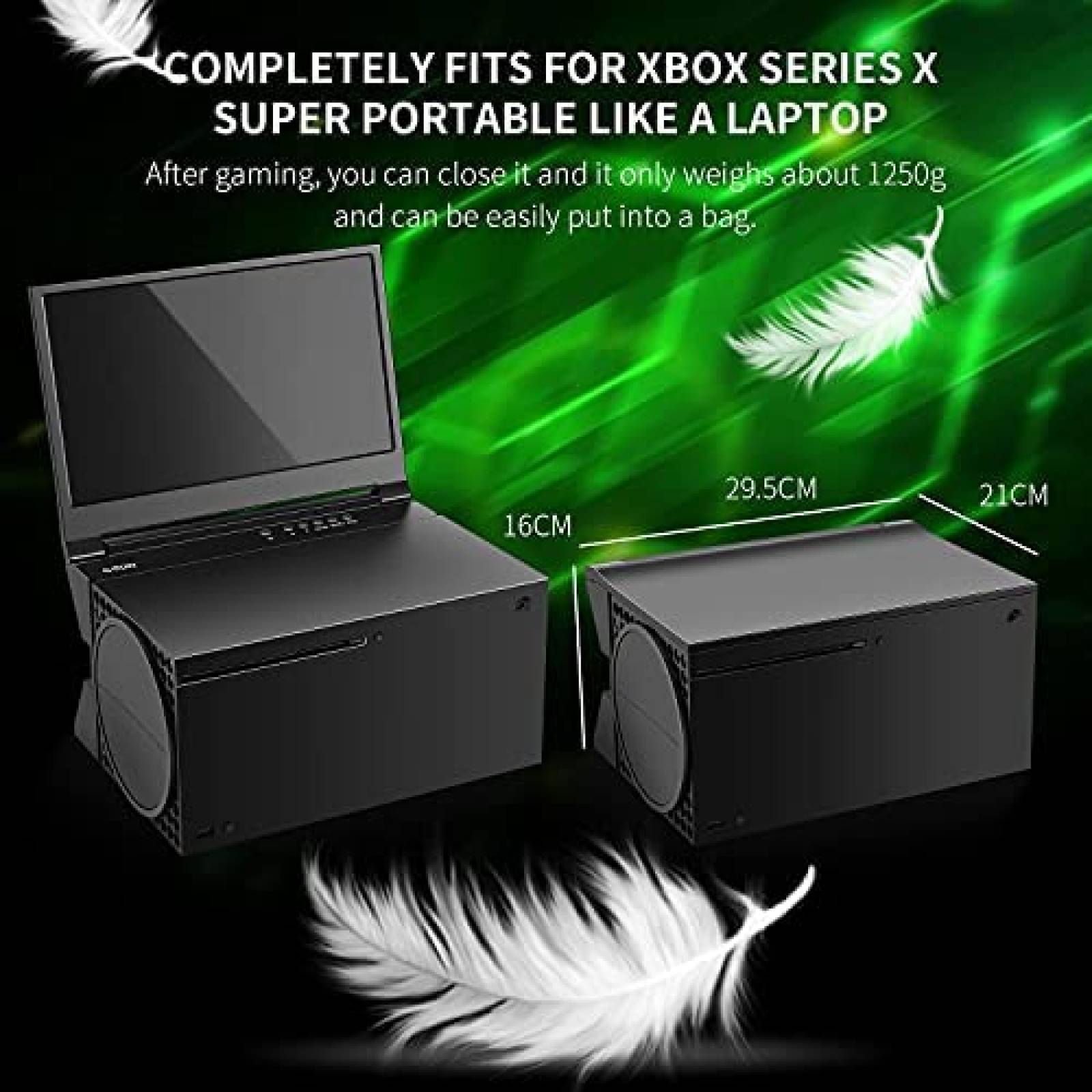 Monitor Portatil G-STORY 12.5'' Para Xbox Series X 4K -Negro