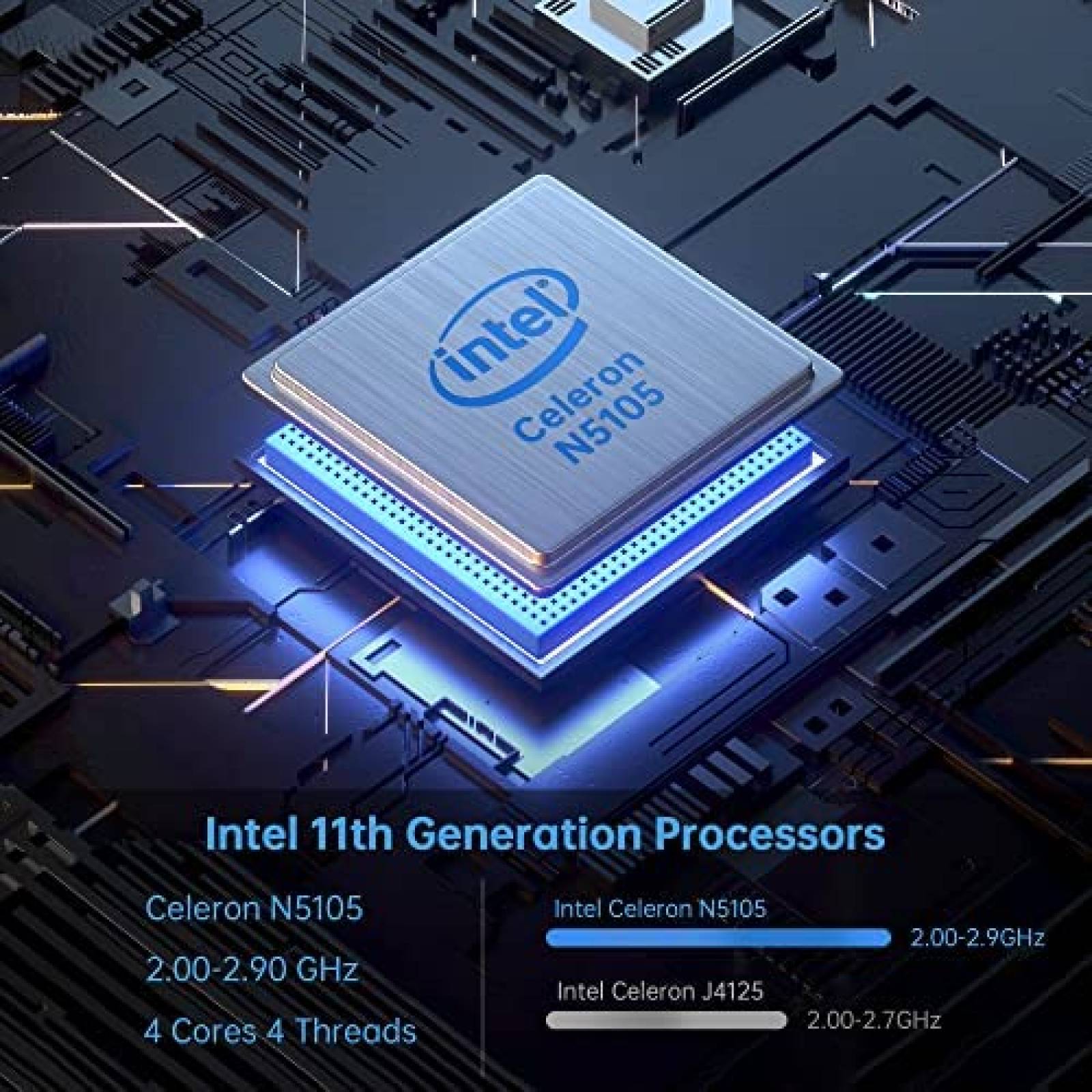 Mini PC ACEMAGICIAN GK3PRO 8GB 512GB USB VGA HDMI Win 11