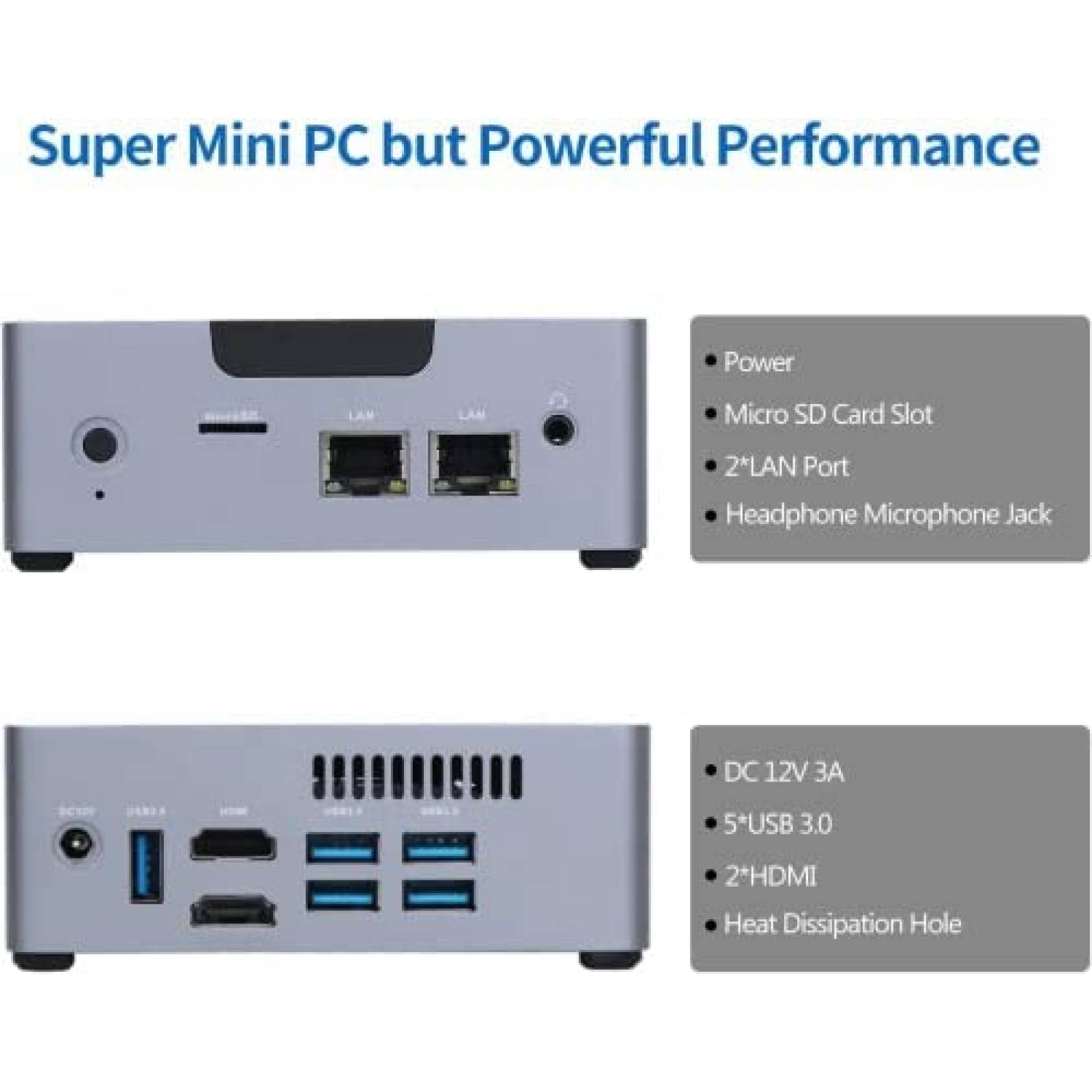 Mini PC AWOW AK34 Intel N3450 6GB 128GB USB HDMI Win 10