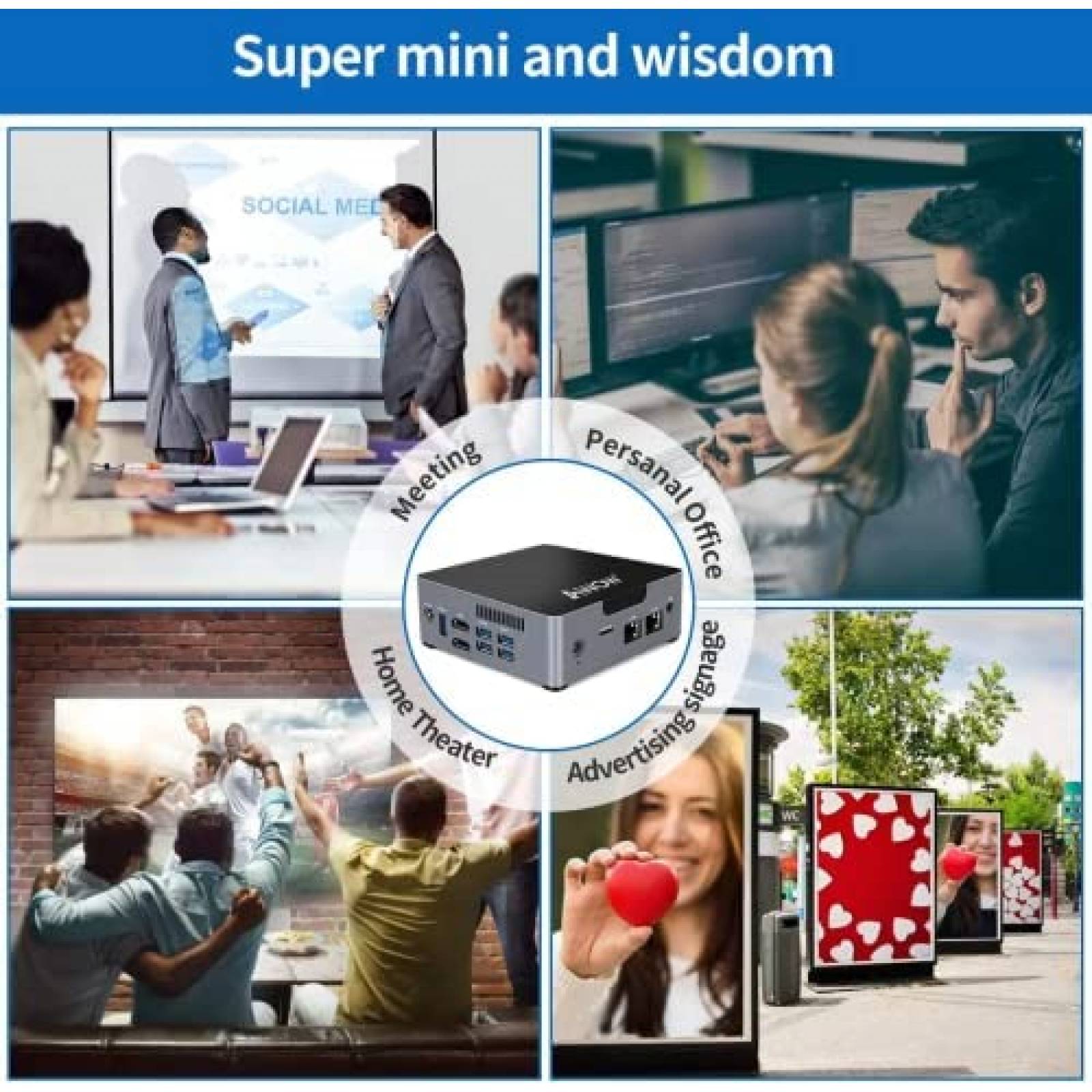 Mini PC AWOW AK34 Intel N3450 6GB 128GB USB HDMI Win 10