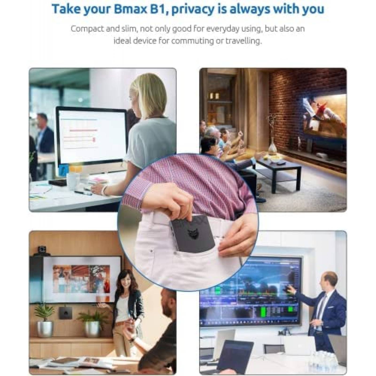 Mini PC Bmax B1 Plus Intel N3350 6GB 64GB USB HDMI Win 10