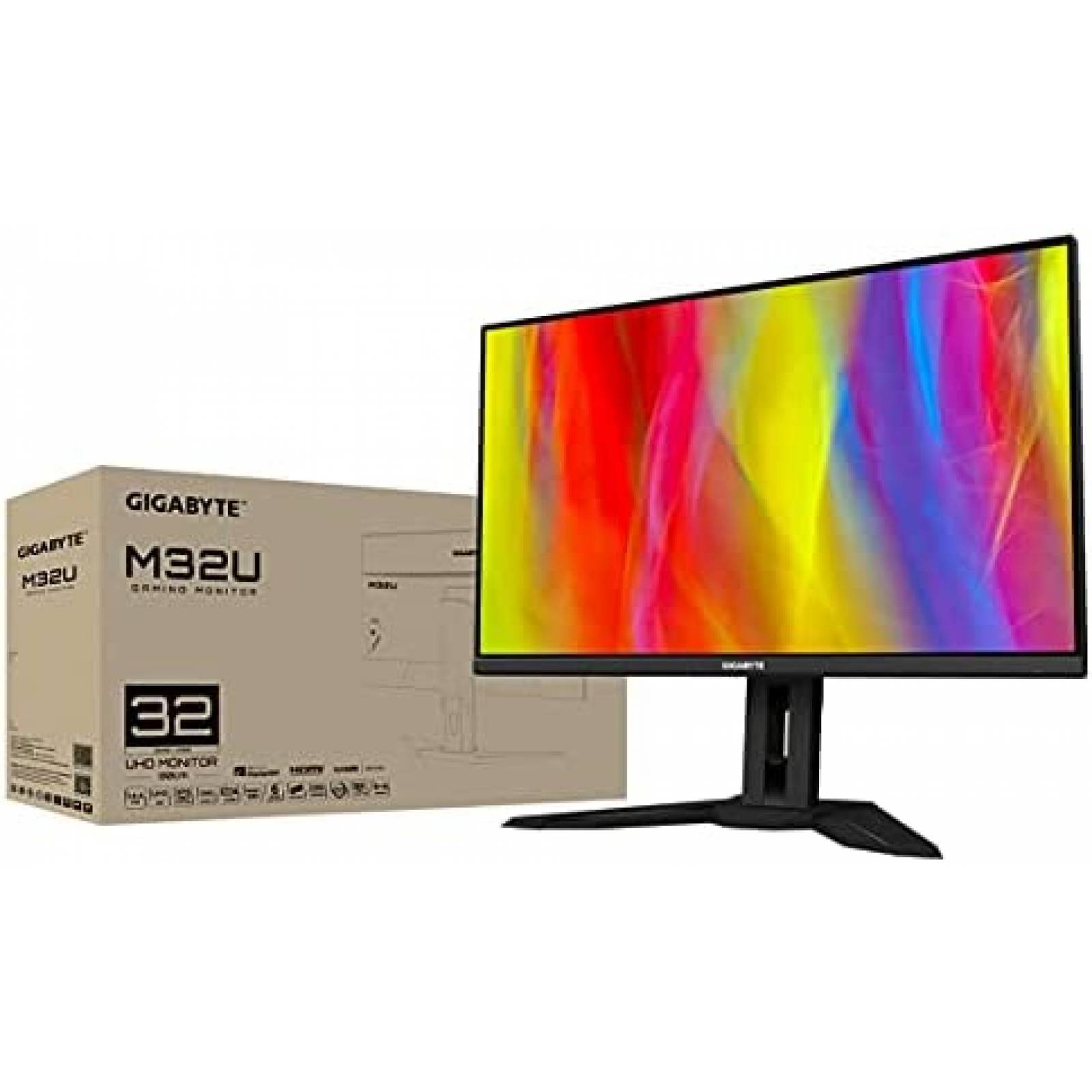 Monitor Gamer GIGABYTE M32U 32'' 144Hz 4K 1ms -Negro