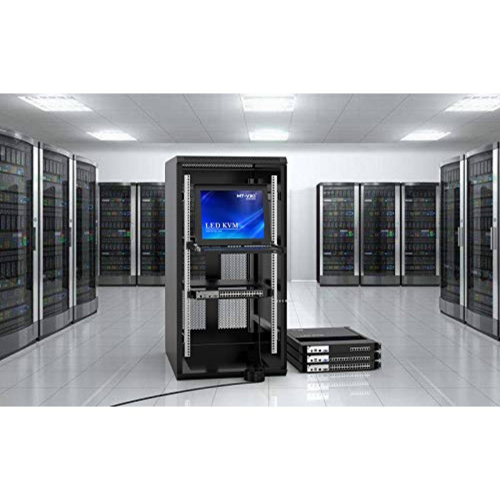 Montaje en Rack de 1U MT-VIKIConmutador de Puertos VGA