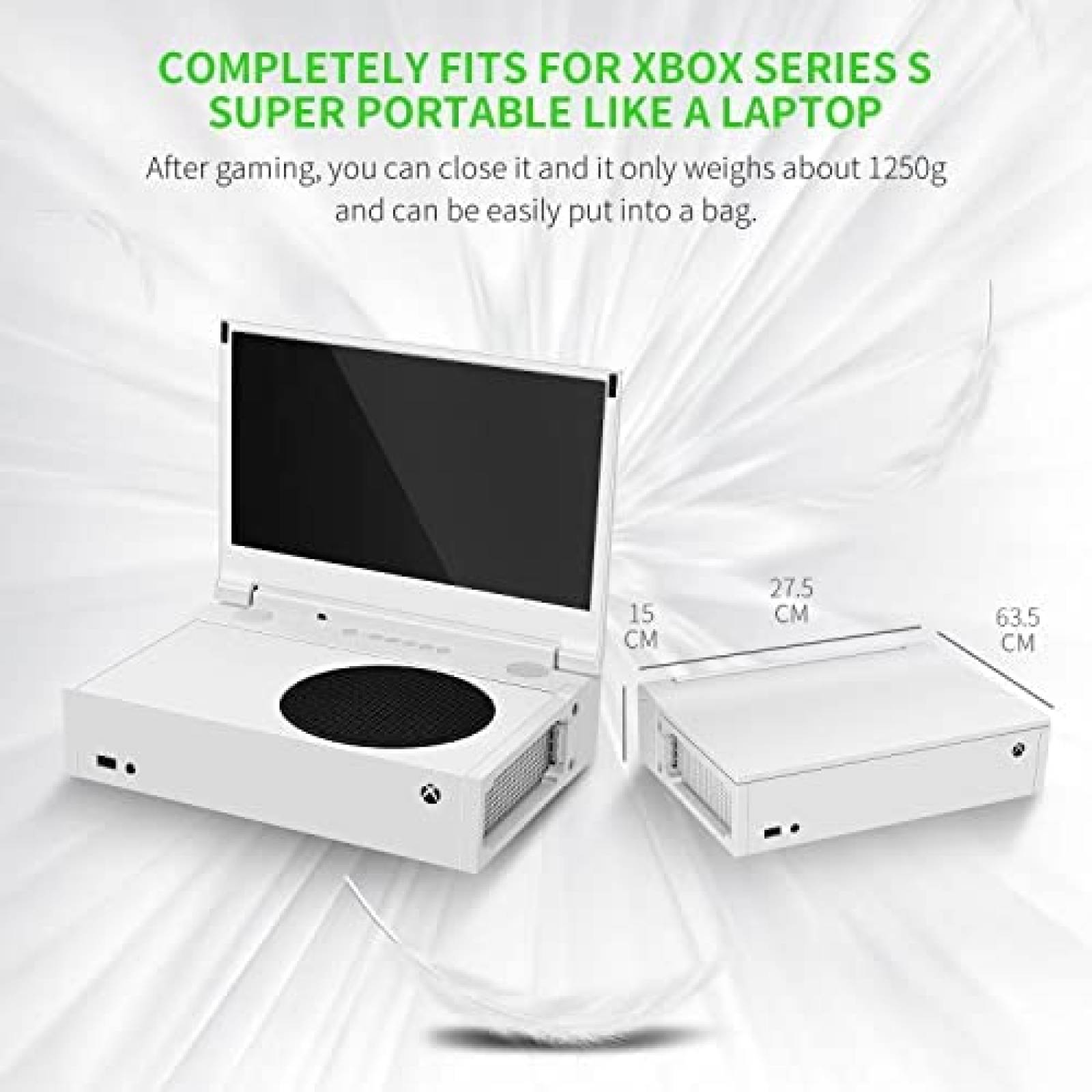 Monitor Portatil G-STORY Para Xbox Series S 4K -Blanco