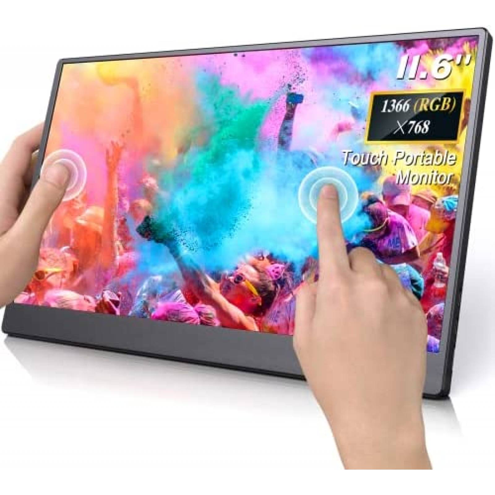 Monitor EYOYO 11.6 Pulgadas Touchscreen Portatil -Negro