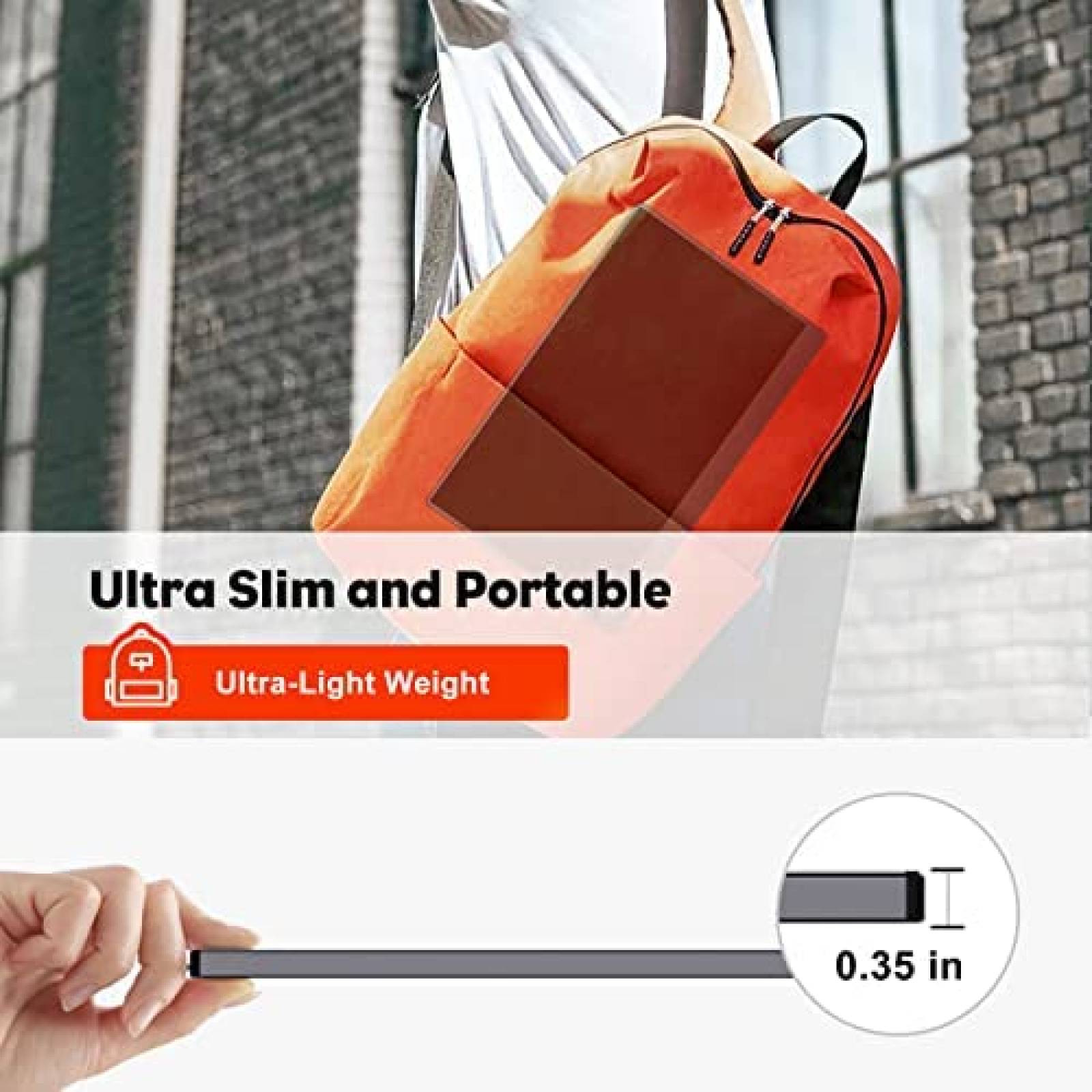 Monitor EYOYO 11.6 Pulgadas Touchscreen Portatil -Negro