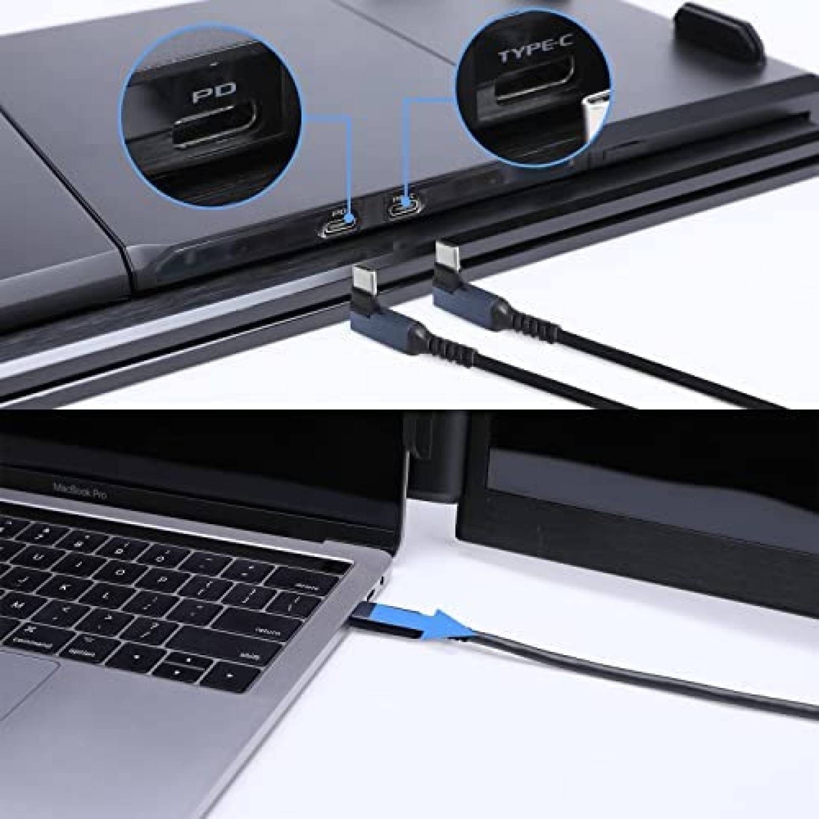 Monitor Para Laptop Gretutu 13.3'' Full HD IPS -Negro