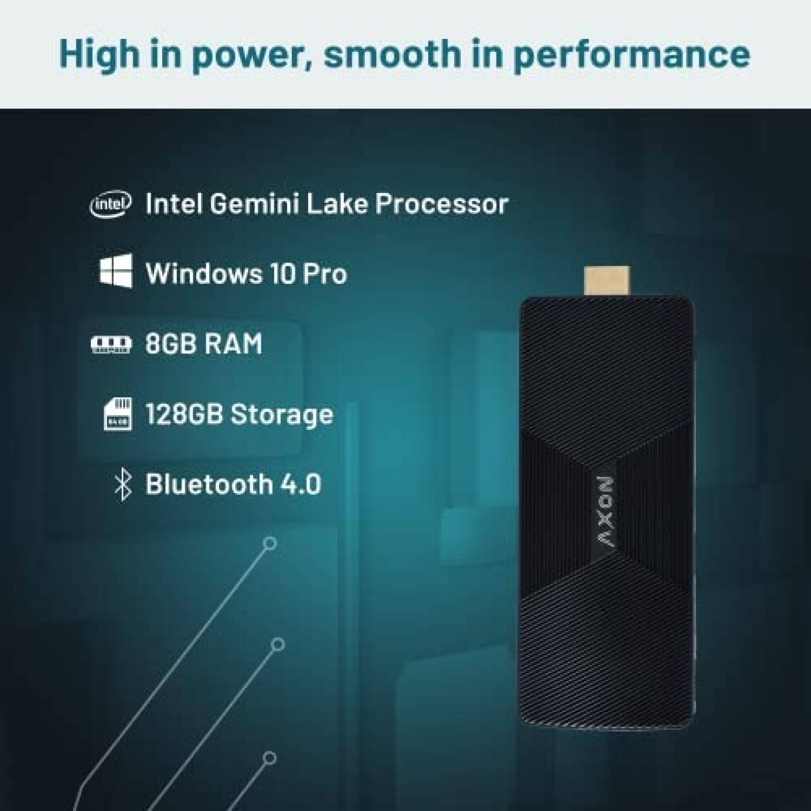 Mini PC Generic Axon LAN Intel Lake 41 8GB RAM 128GB eMMC