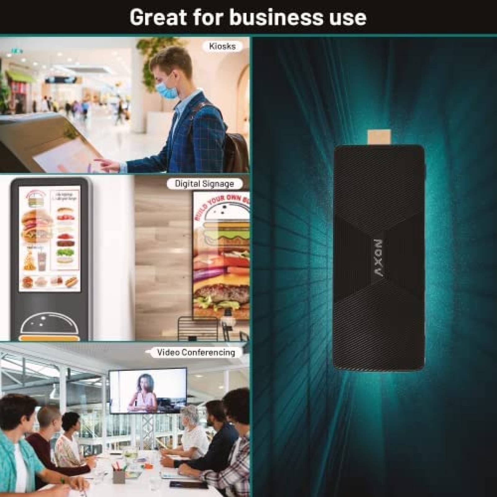 Mini PC Generic Axon LAN Intel Lake 41 8GB RAM 128GB eMMC