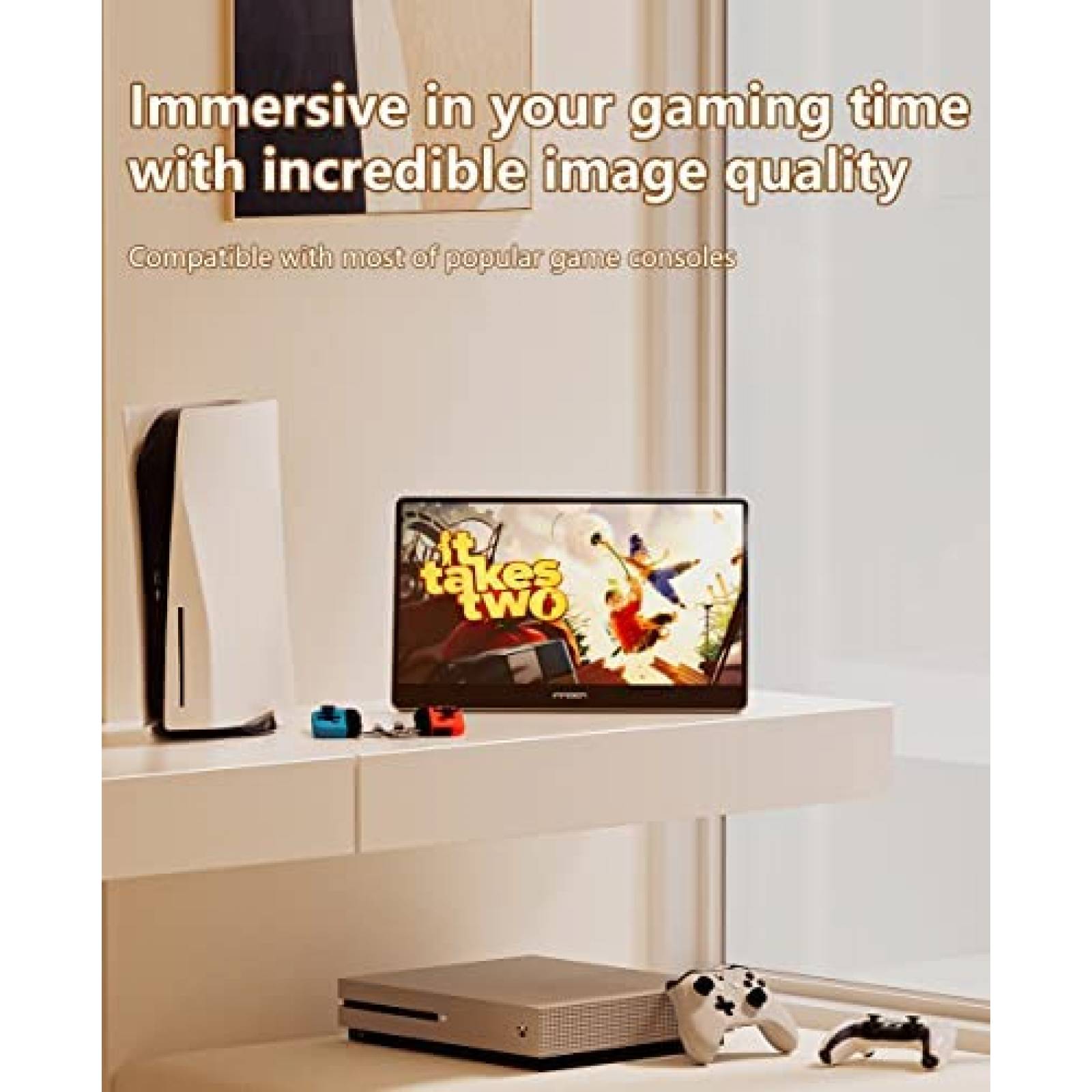 Monitor Portatil INNOCN 15.6'' 1080P FHD HDR -Negro