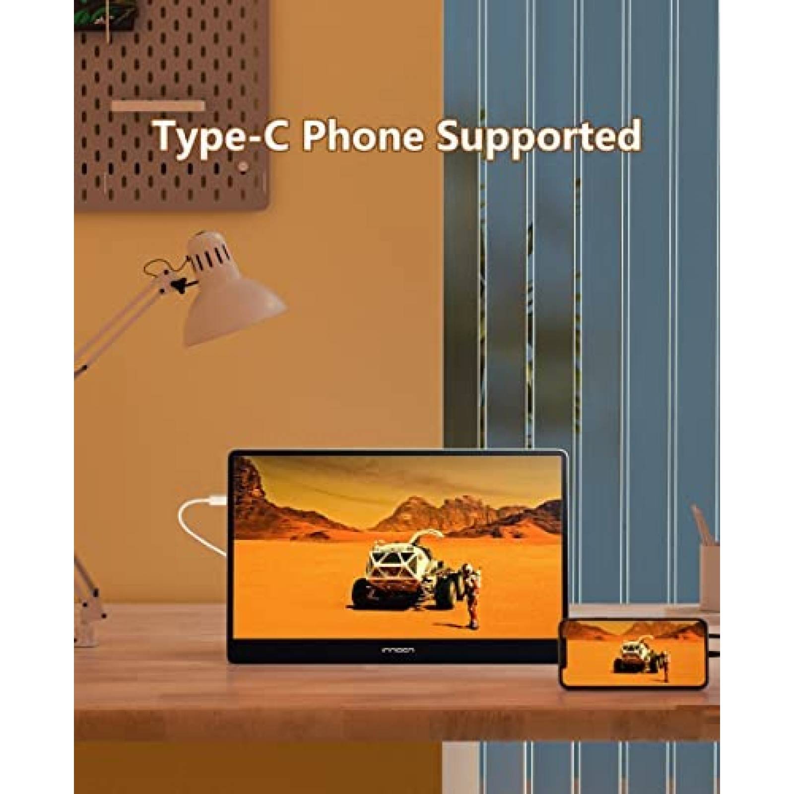 Monitor Portatil INNOCN 15.6'' 1080P FHD HDR -Negro