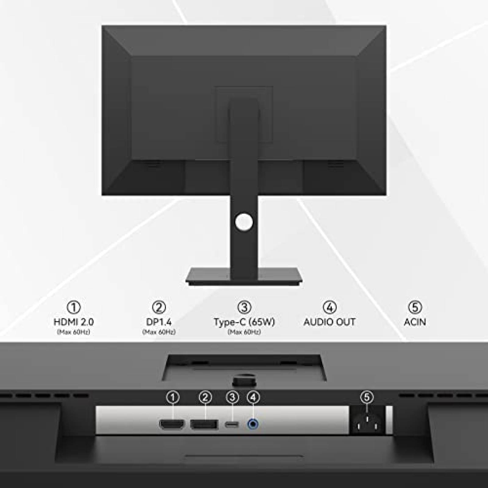 Monitor INNOCN 27'' 4K UHD HDR USB-C 60Hz HDMI -Negro