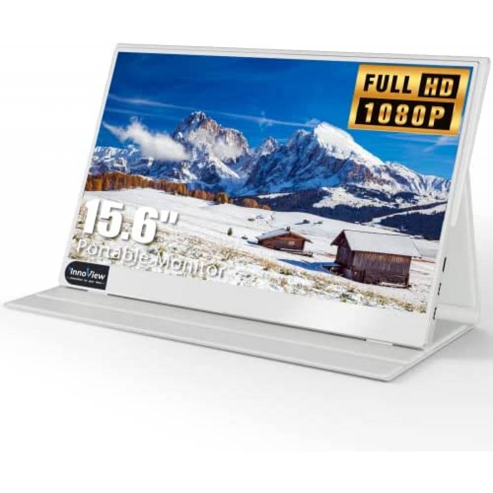 Monitor Portatil InnoView 15.6'' HDR 1080 FHD USB-C -Blanco