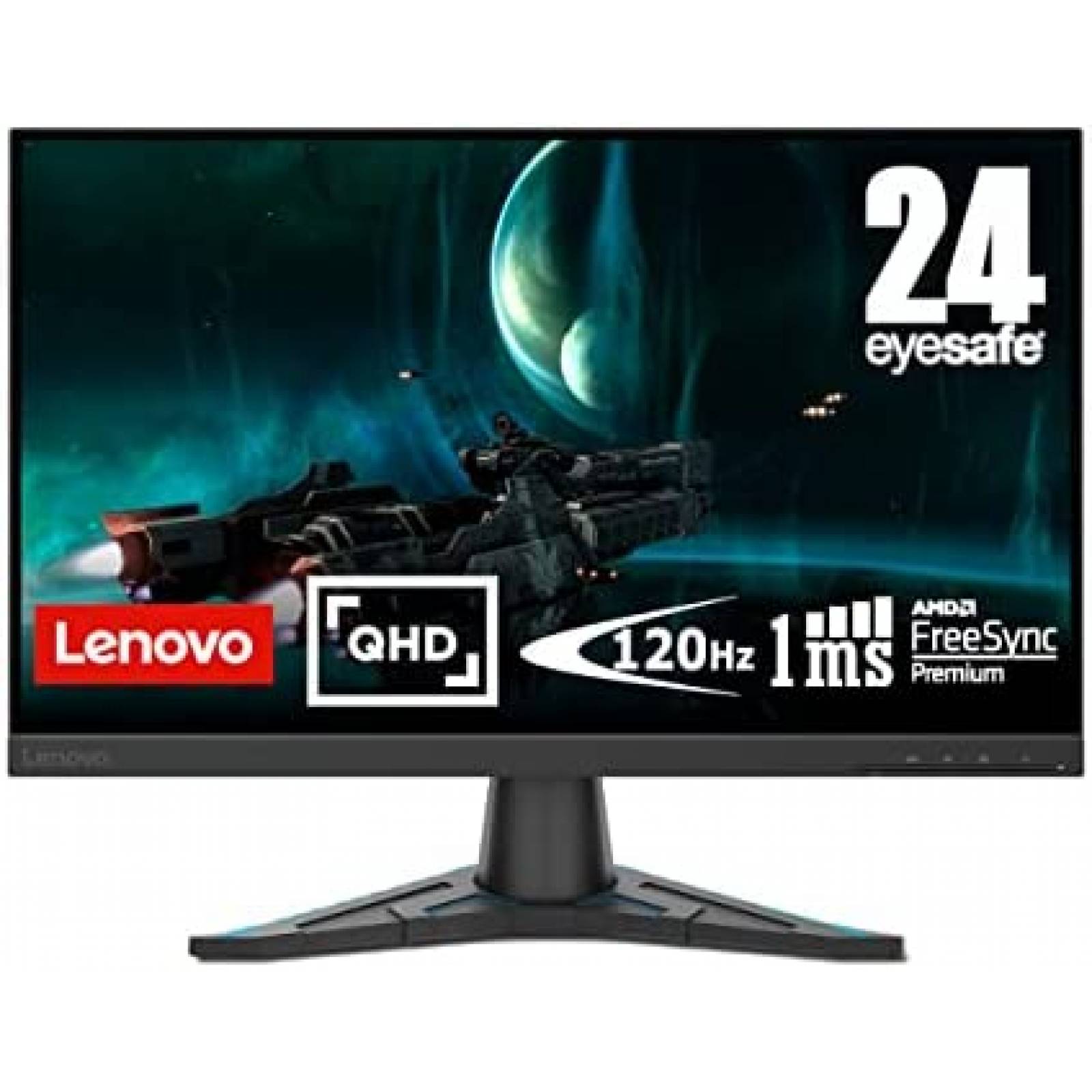 Monitor Gamer Lenovo 23.8'' QHD 100Hz AMD Radeon FreeSync